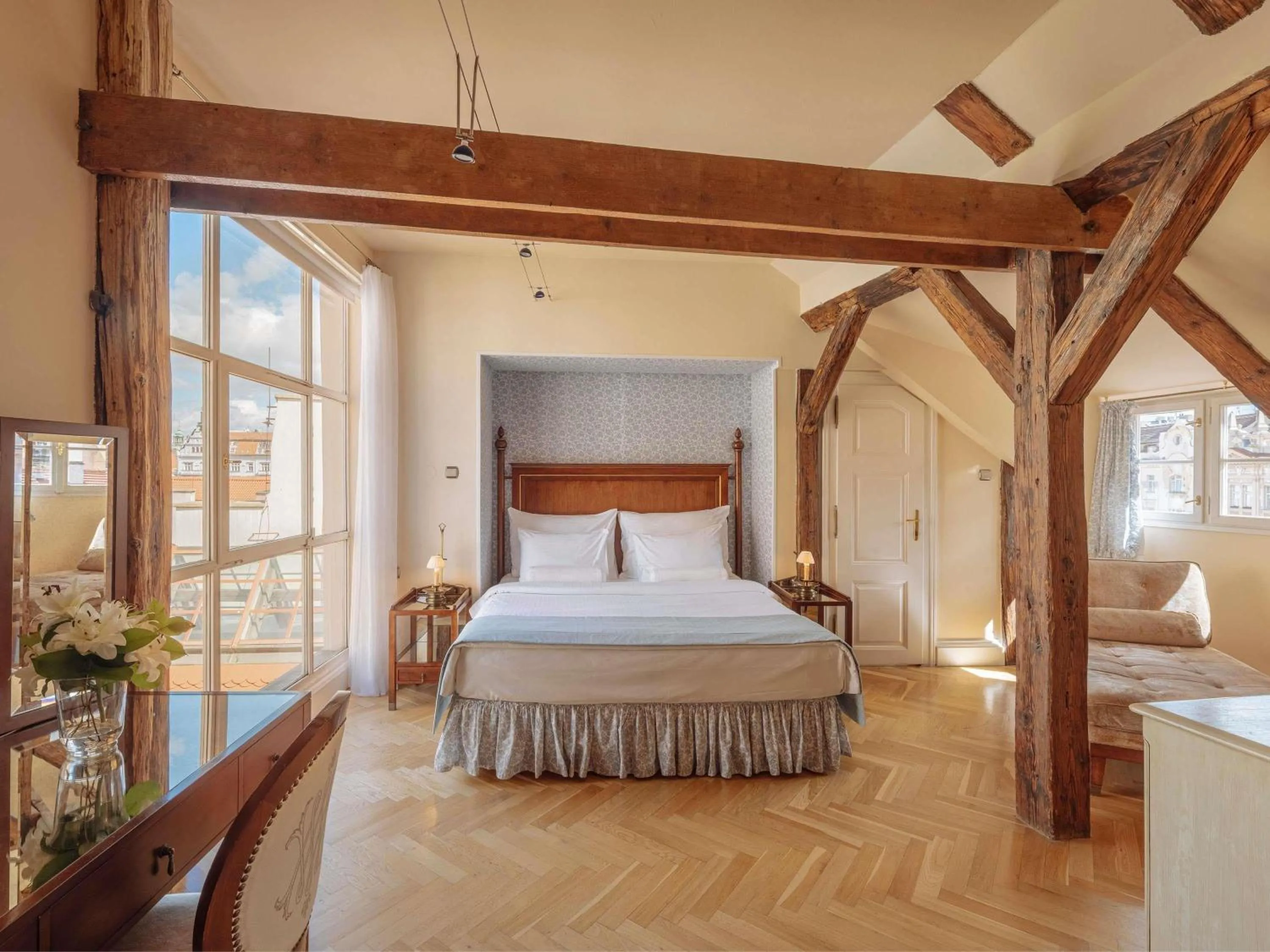 Bedroom, Bed in The Mozart Prague