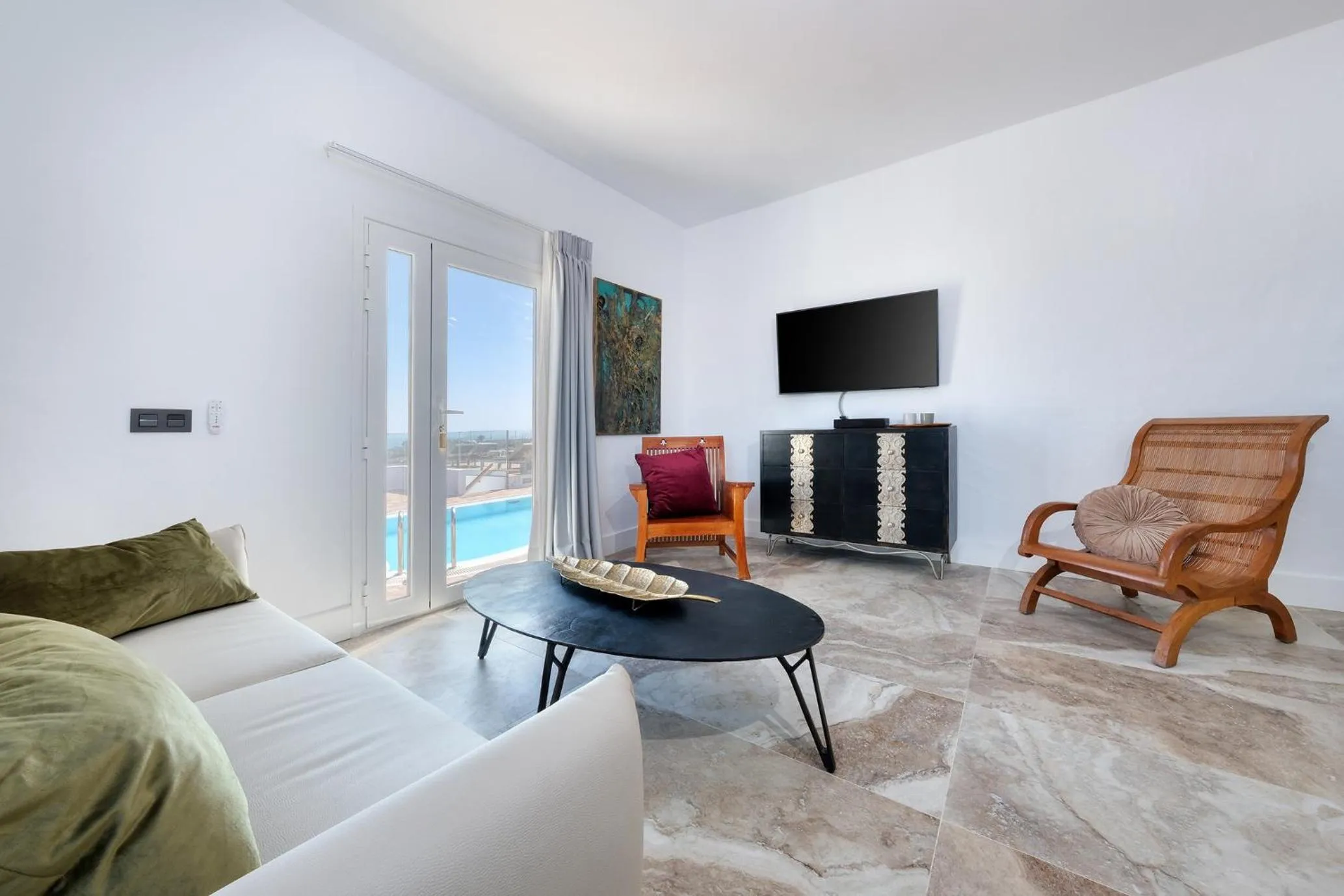 Communal lounge/ TV room in Casa Serena 10 Boutique- Adults Only-Breakfast Included