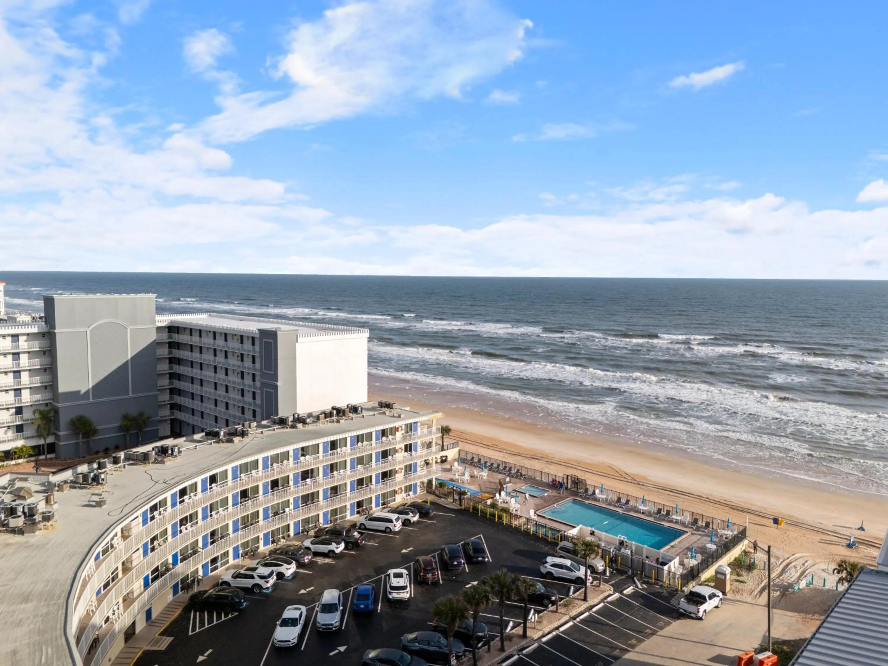 Property building in Outrigger Beach Club Resort