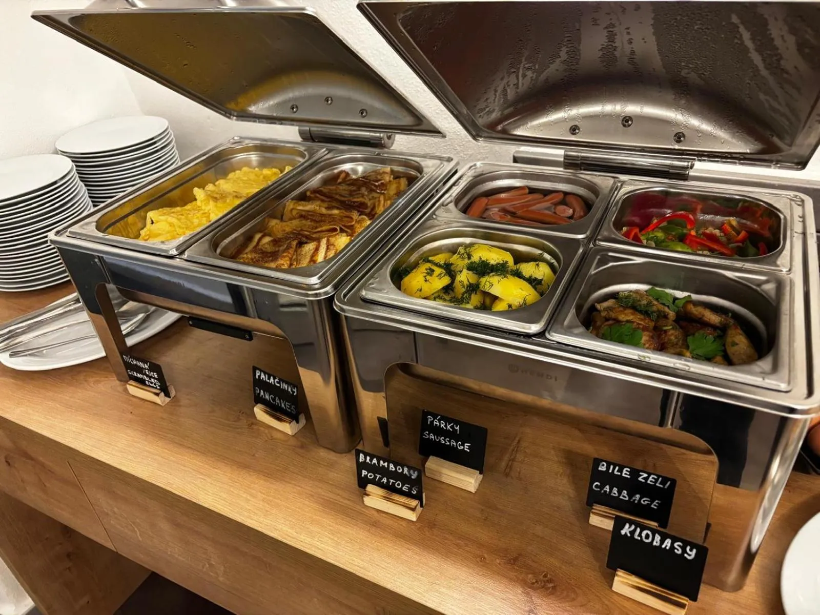 Breakfast in The Golden Wheel Hotel