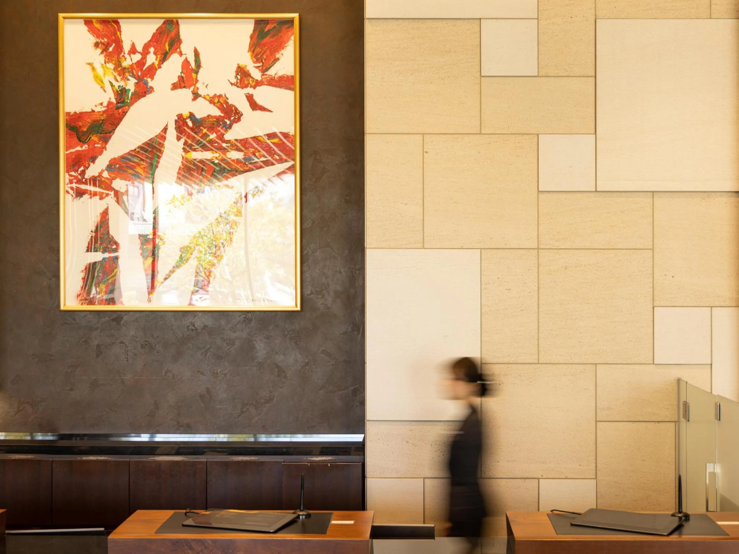 Lobby or reception in Mitsui Garden Hotel Osaka Premier
