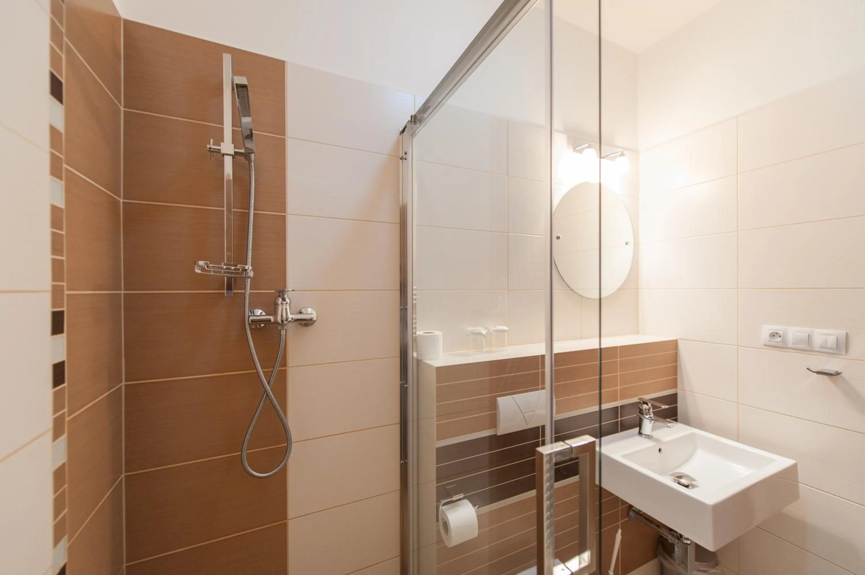 Bathroom in Hotel v Centru