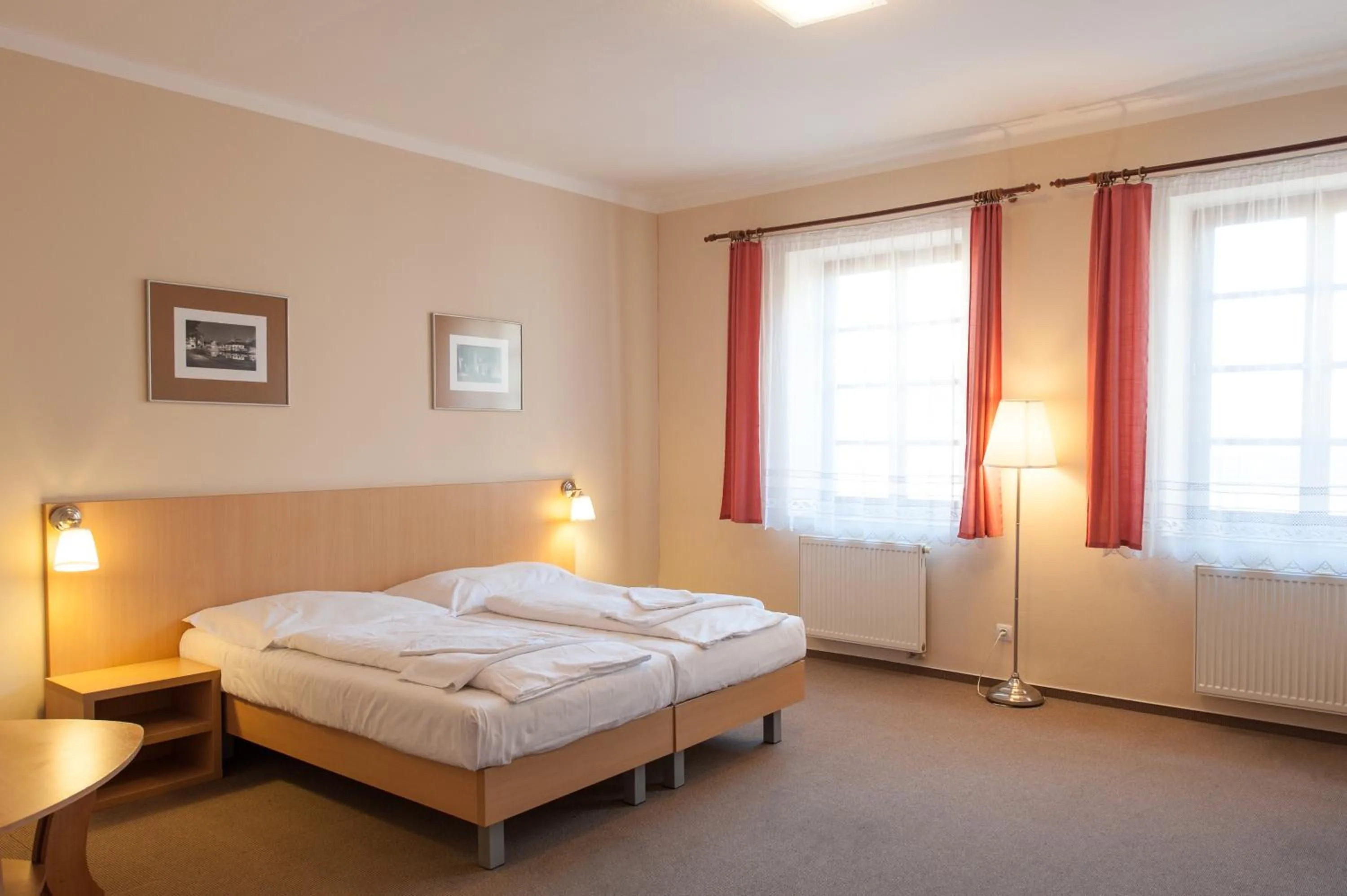 Bedroom, Bed in Hotel v Centru