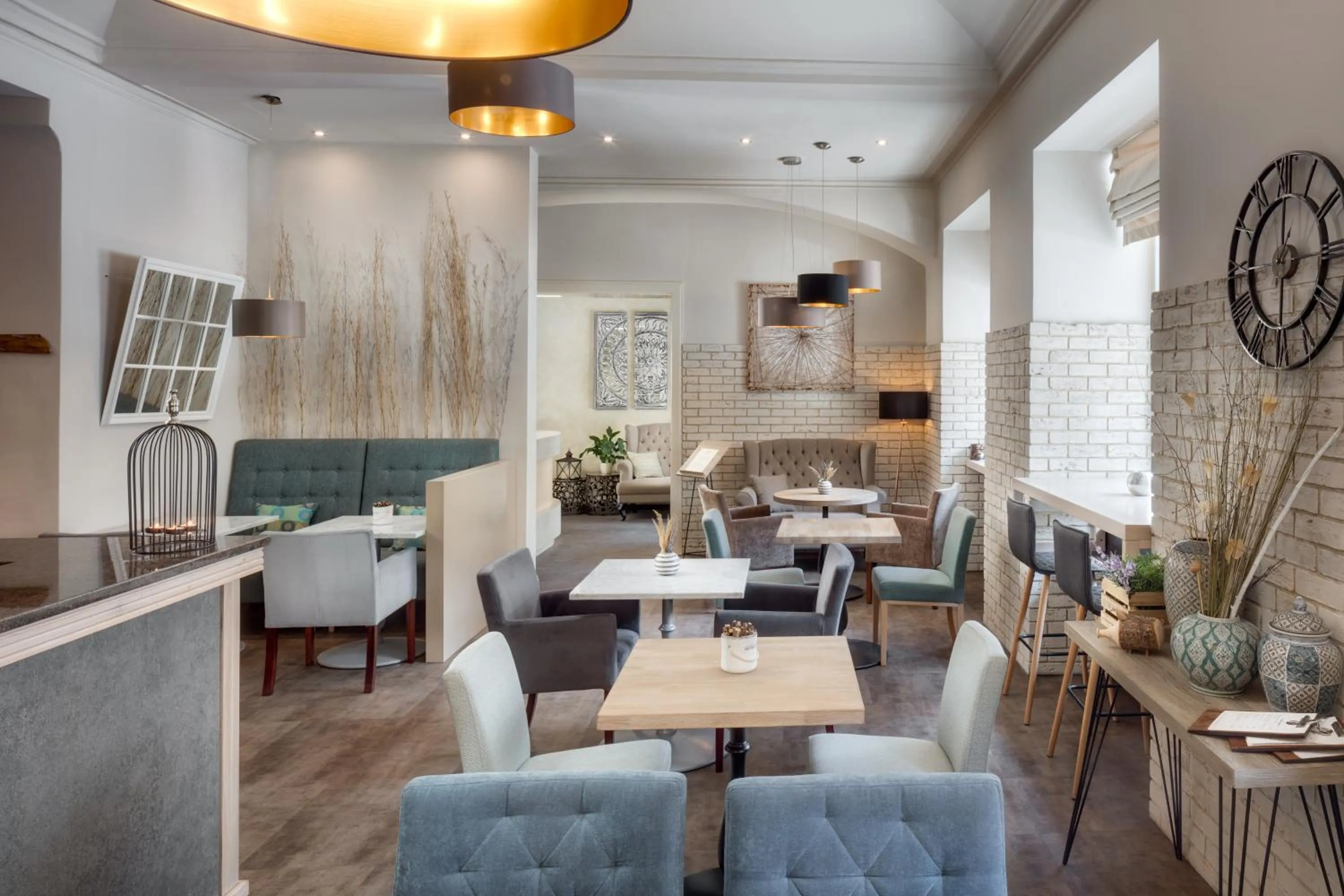 Lobby or reception in Hotel Florenc