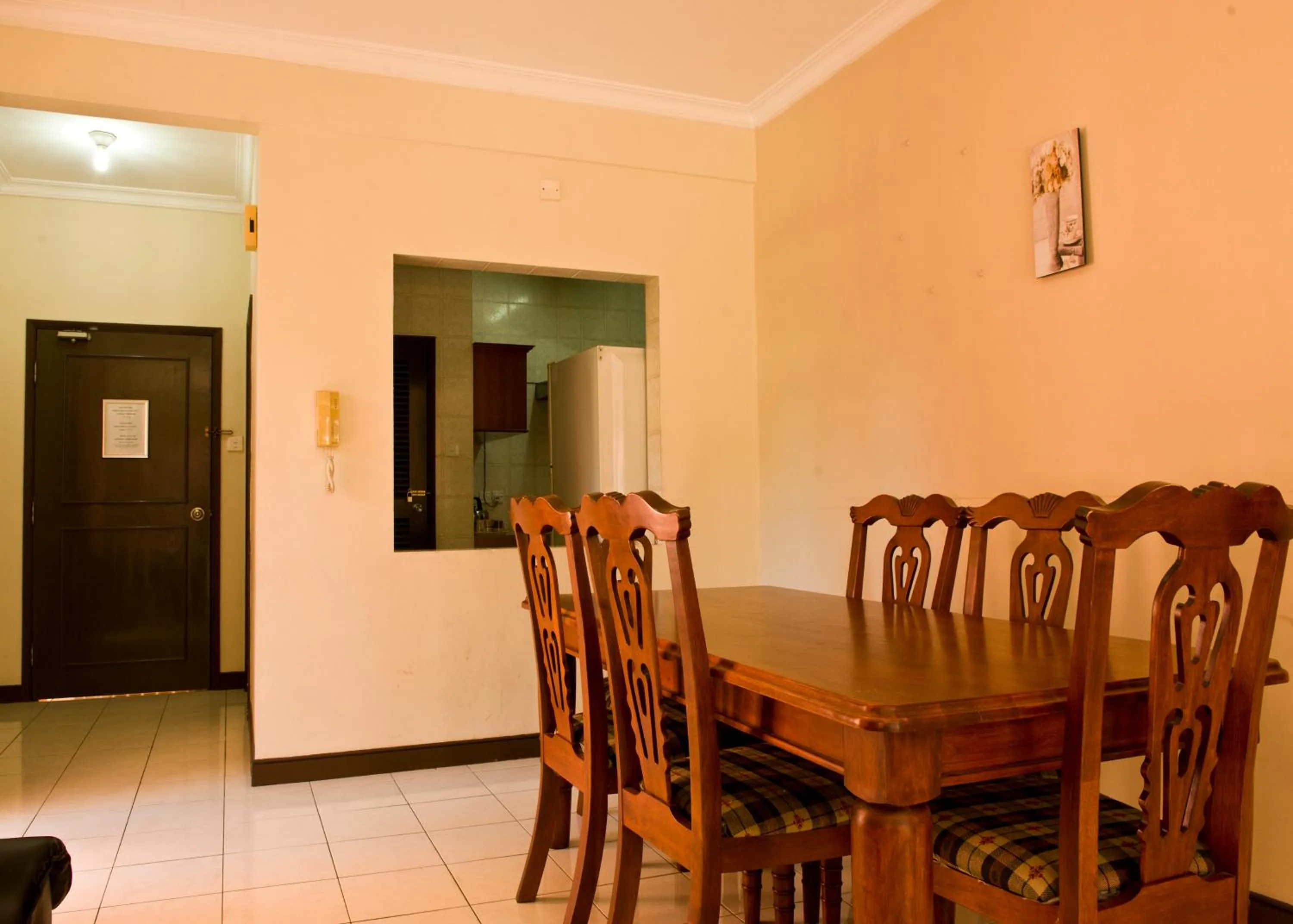 Dining area in Nana Marina Court