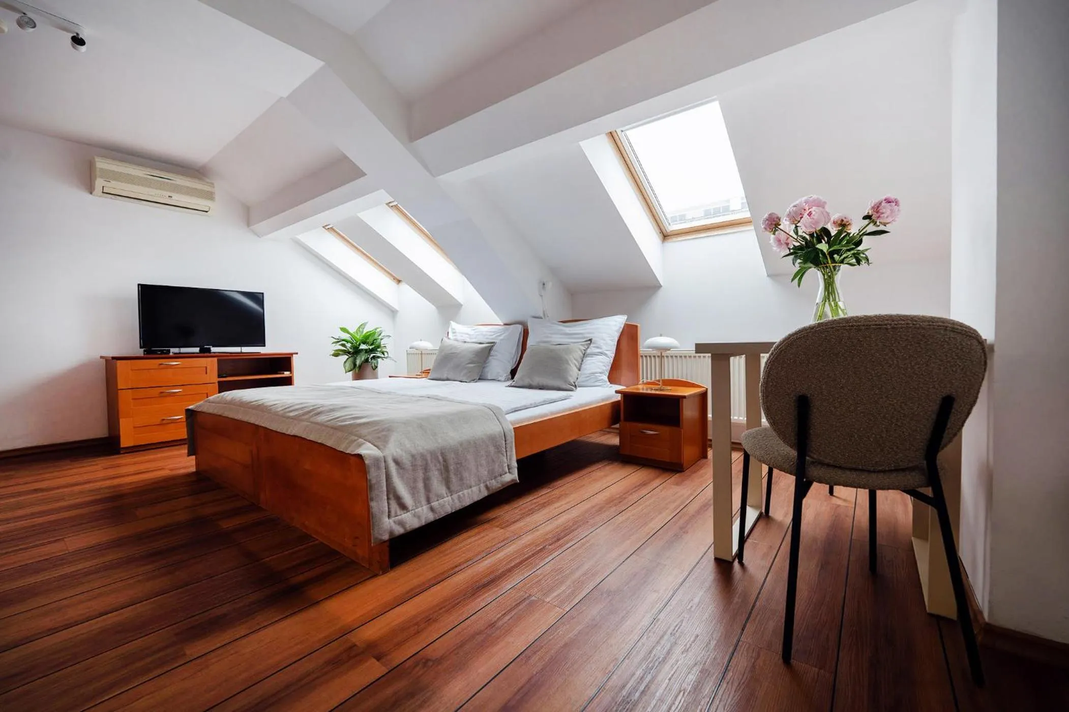 Bed in Anděl Apartments Praha