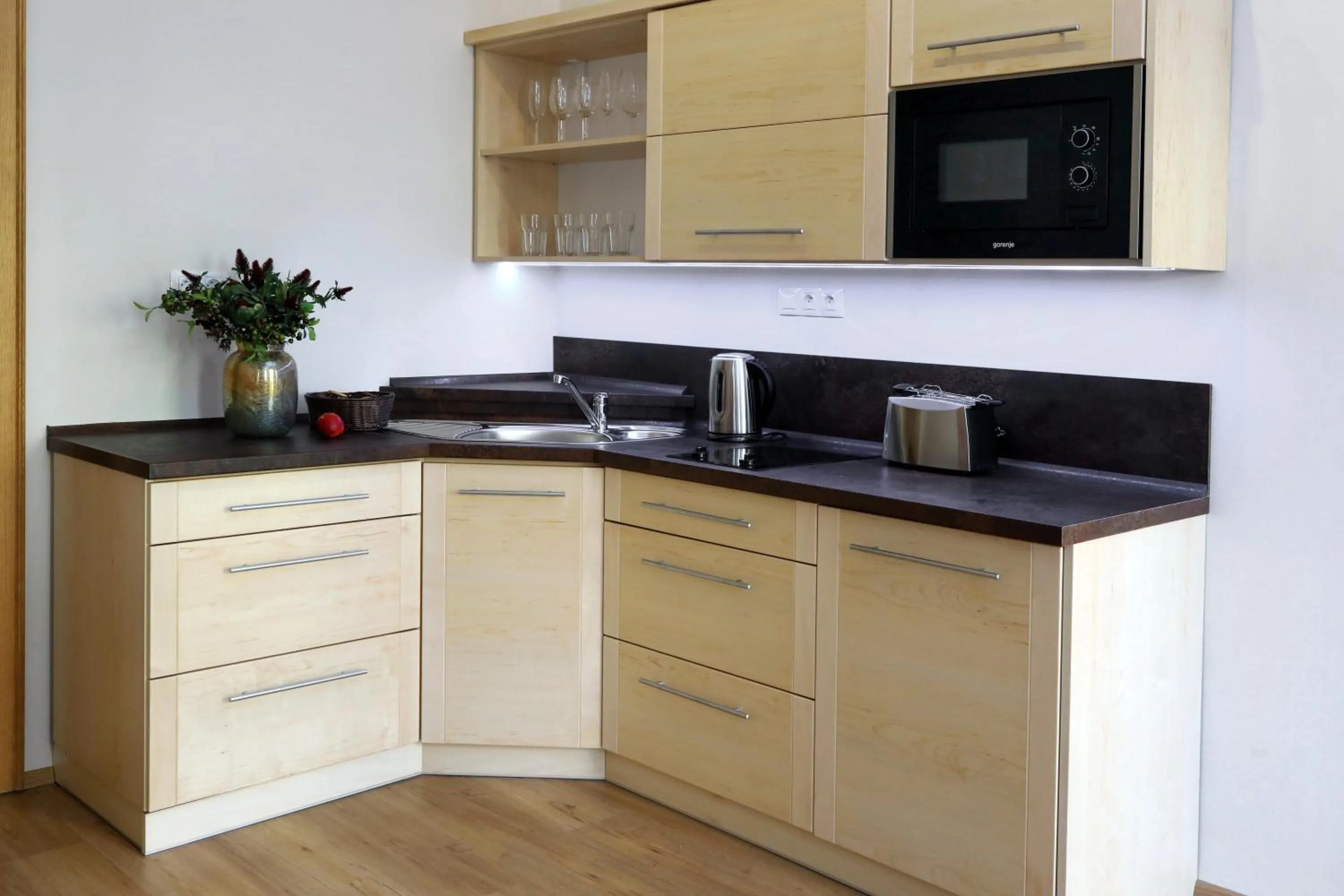 Coffee/tea facilities in Anděl Apartments Praha