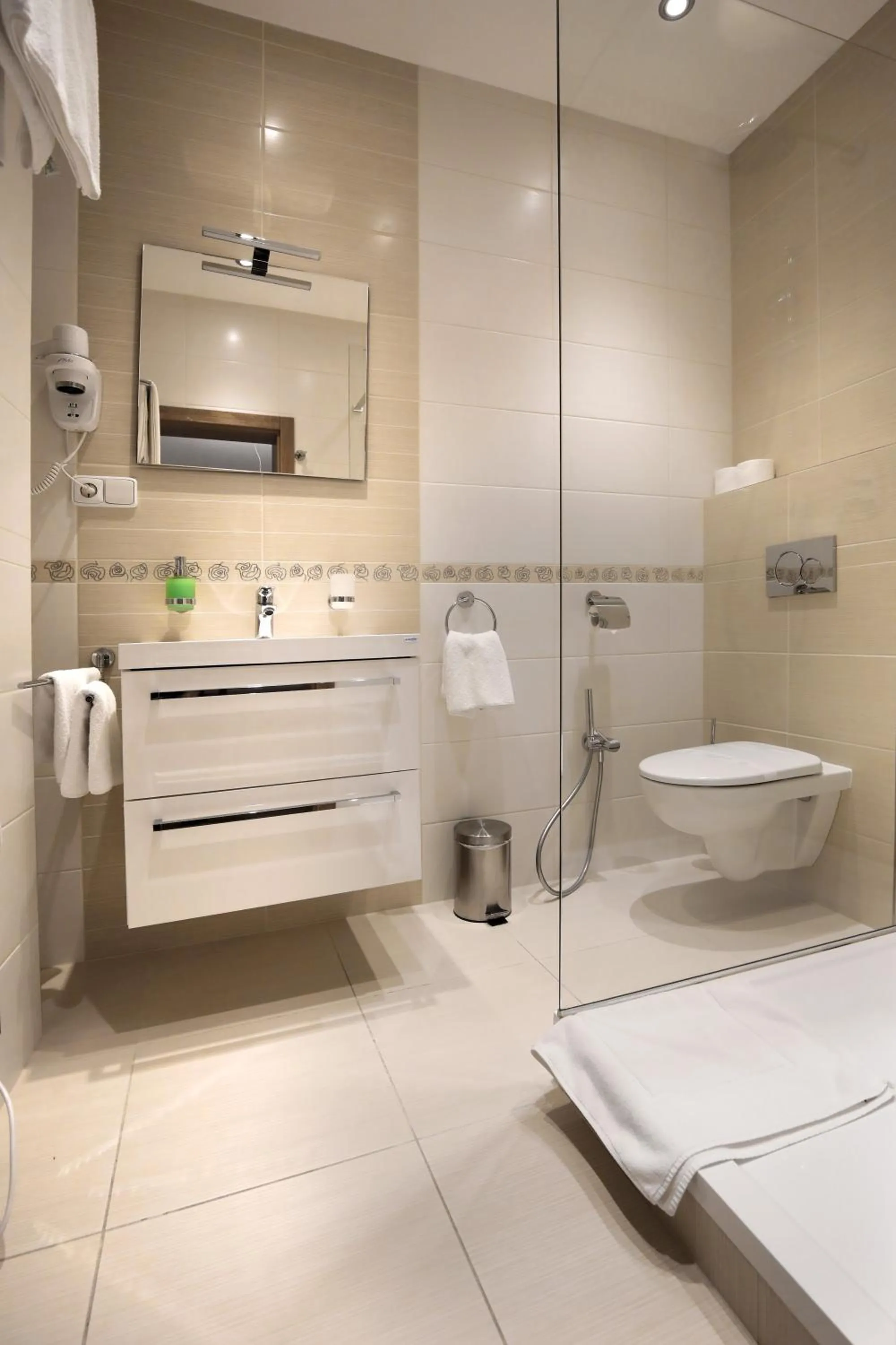 Shower in Anděl Apartments Praha