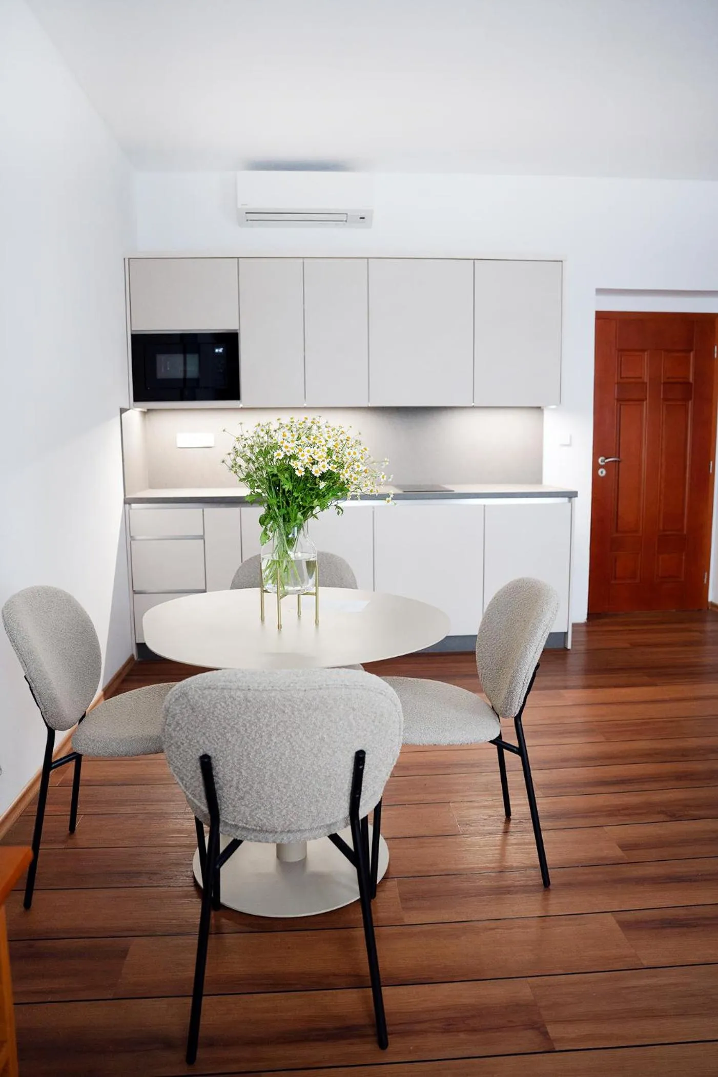 Kitchen or kitchenette in Anděl Apartments Praha