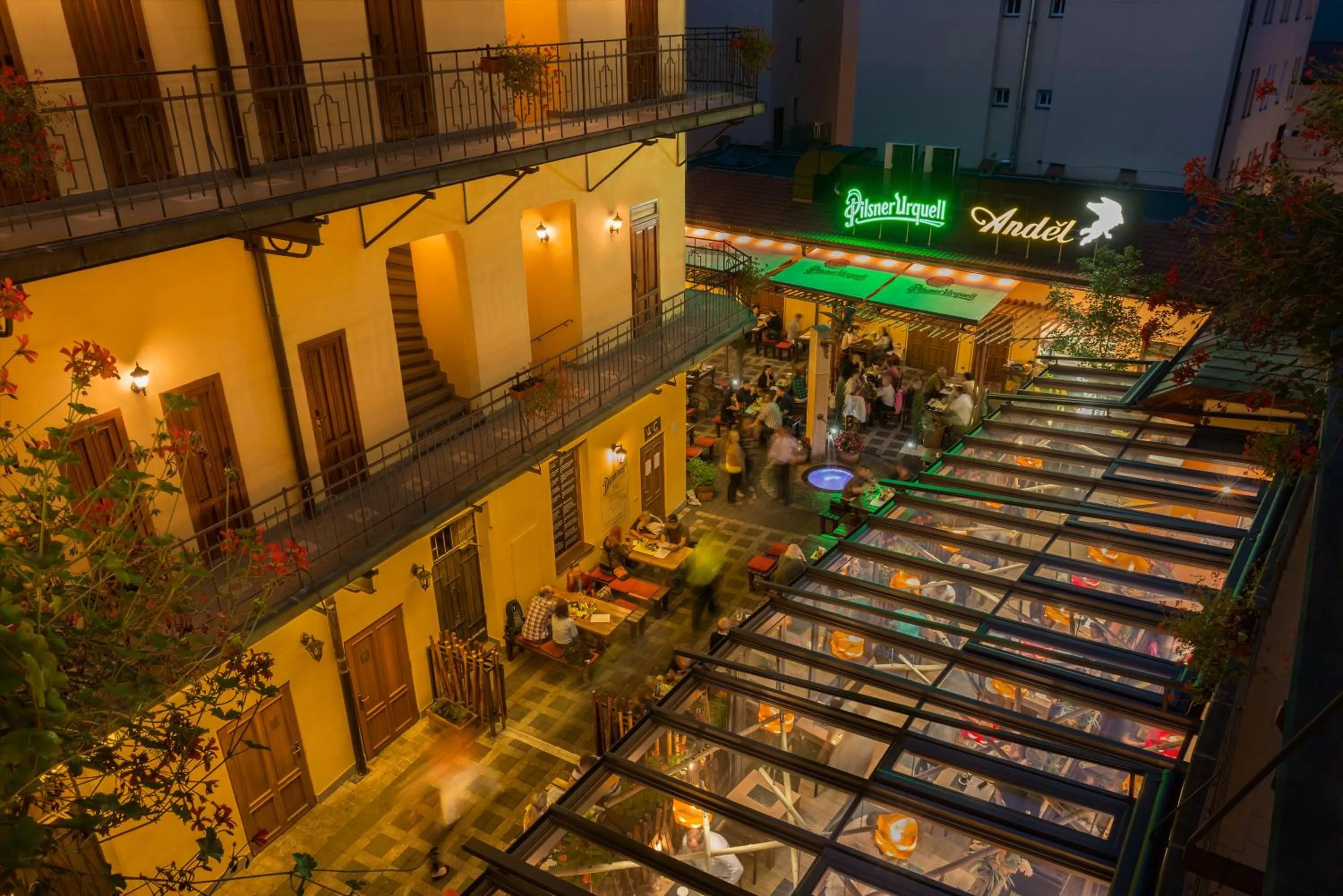 Property building in Anděl Apartments Praha