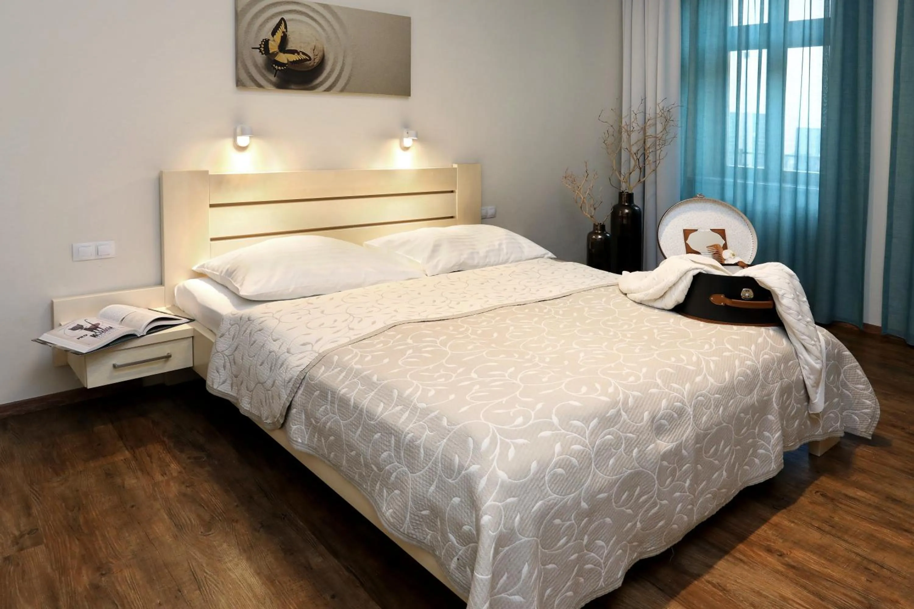 Bedroom, Bed in Anděl Apartments Praha