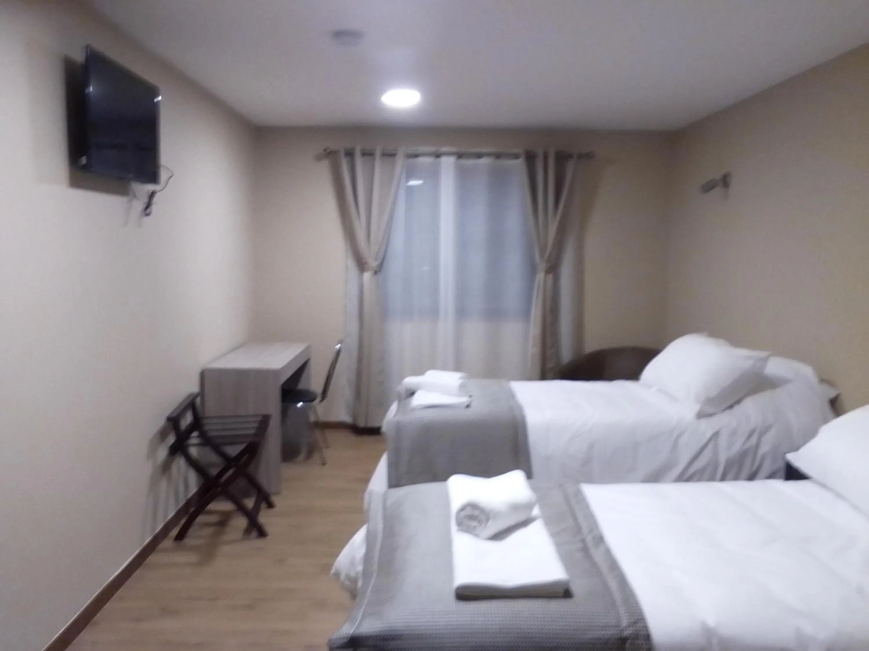 Bed in Gran Hotel Aysen