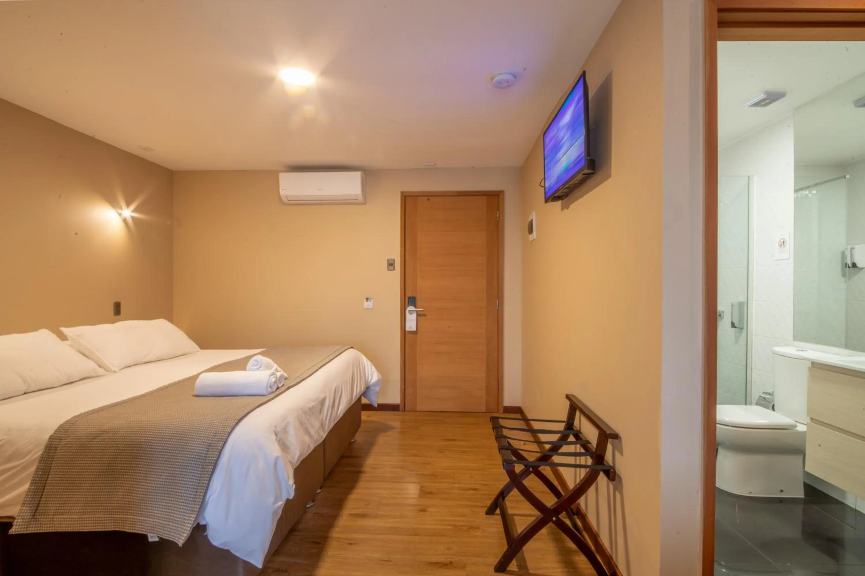 Bed in Gran Hotel Aysen