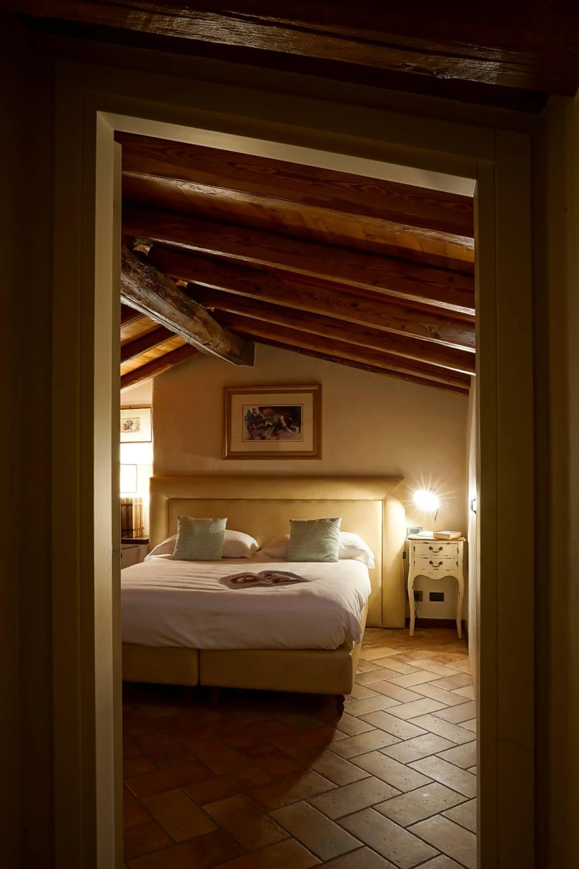 Bed in Locanda Osteria Marascia