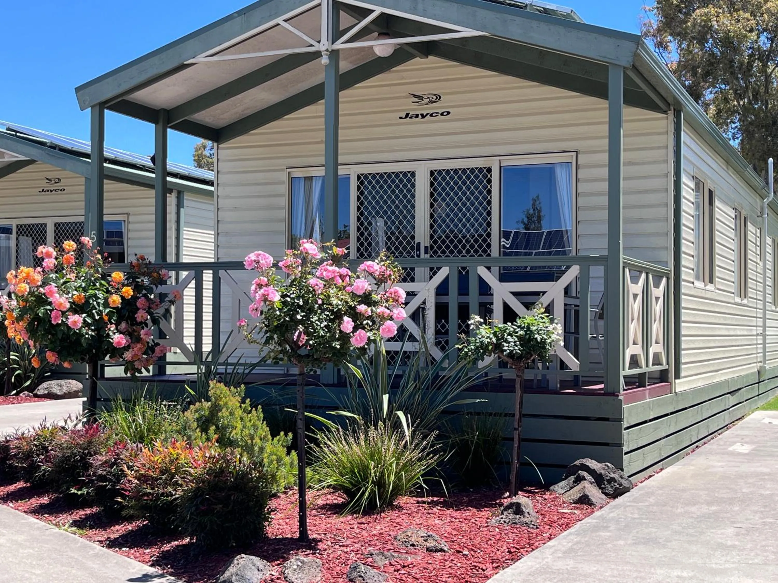 Patio in Paynesville Holiday Park