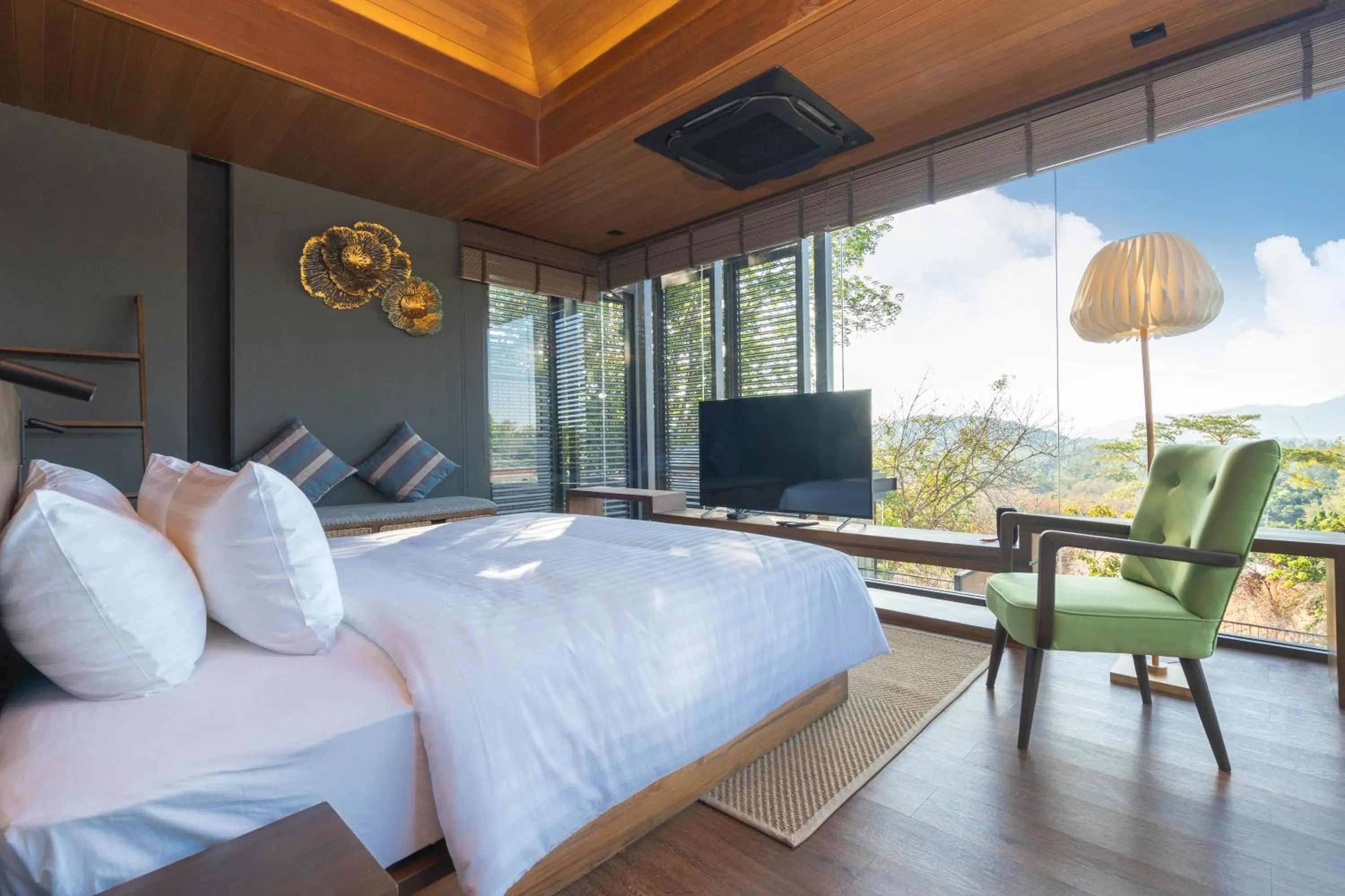 TV and multimedia, Bed in AKRA Collection Layan - Hideaway Villas