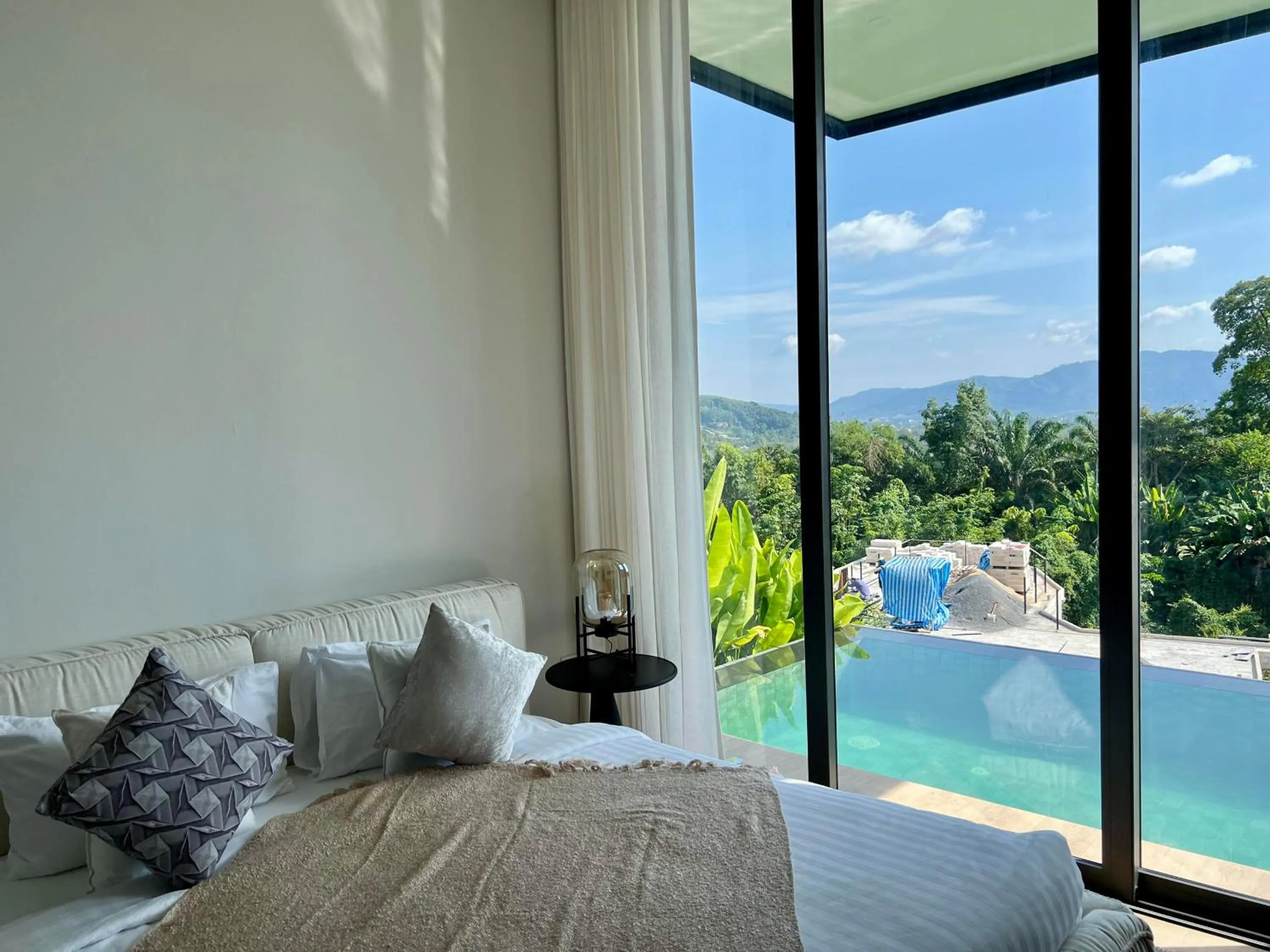 View (from property/room), Bed in AKRA Collection Layan - Hideaway Villas