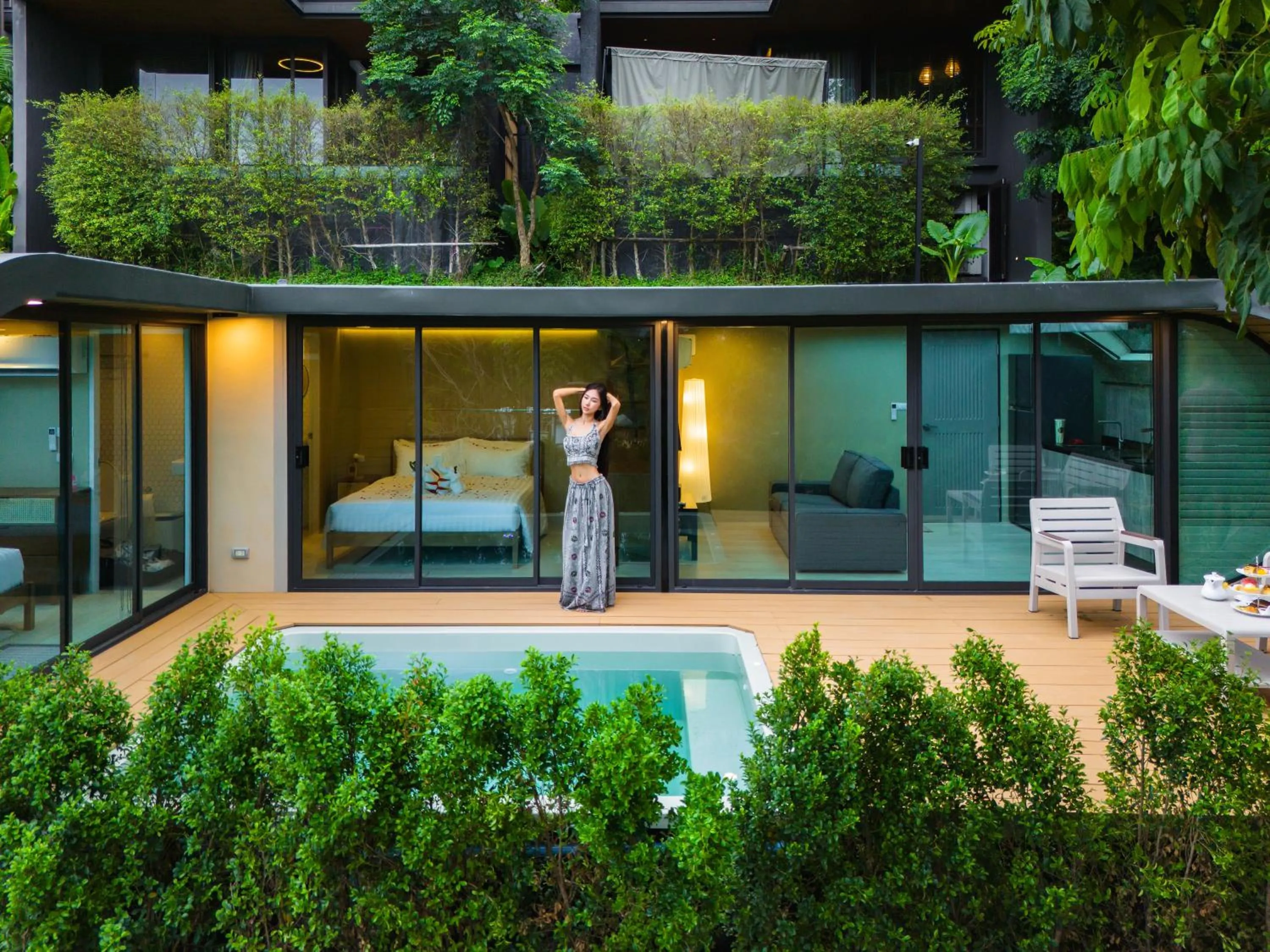 Balcony/Terrace in AKRA Collection Layan - Hideaway Villas