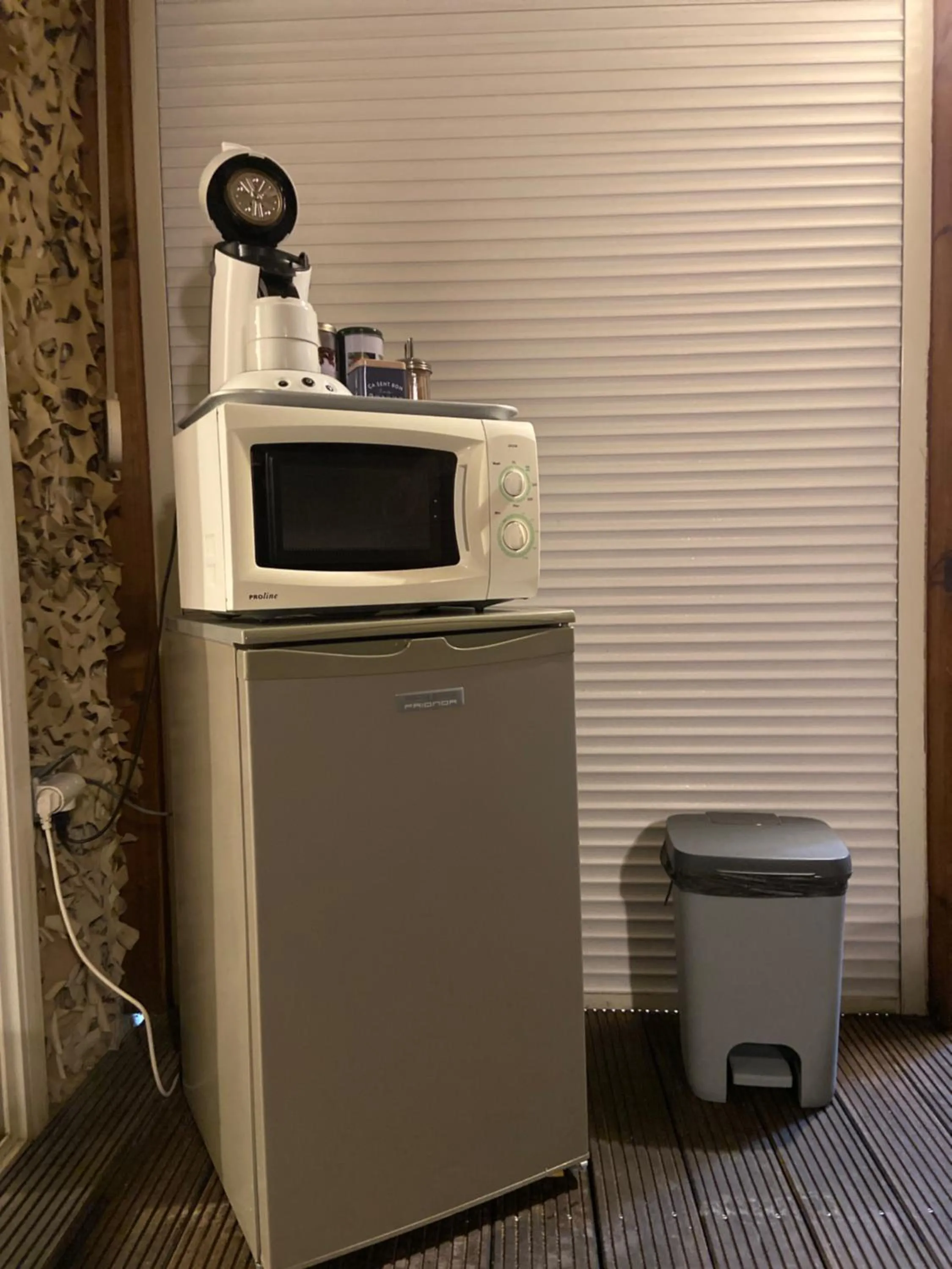 minibar in Dépendance cosy climatisée jacuzzi diner aux chandelles