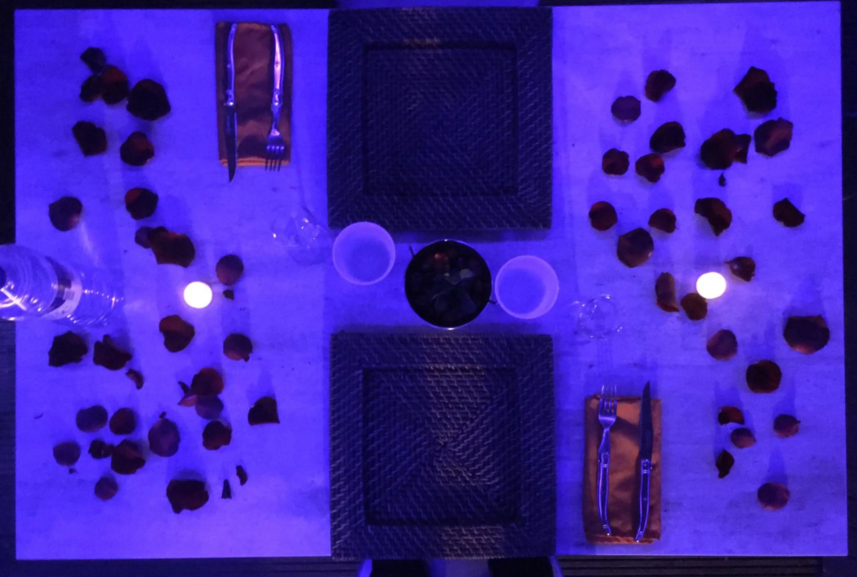 Dinner in Dépendance cosy climatisée jacuzzi diner aux chandelles