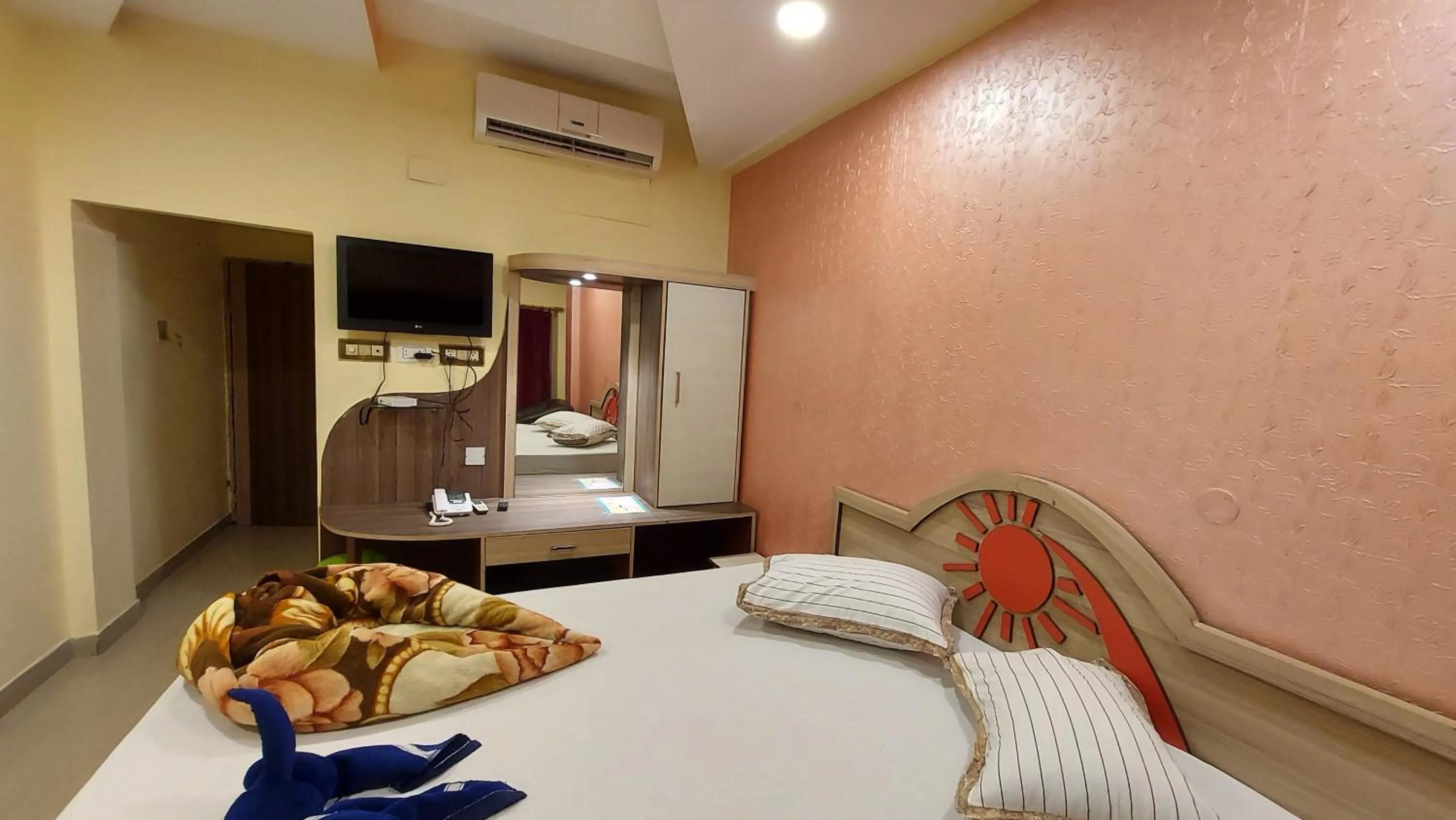 Bed in Hotel Sea Coast