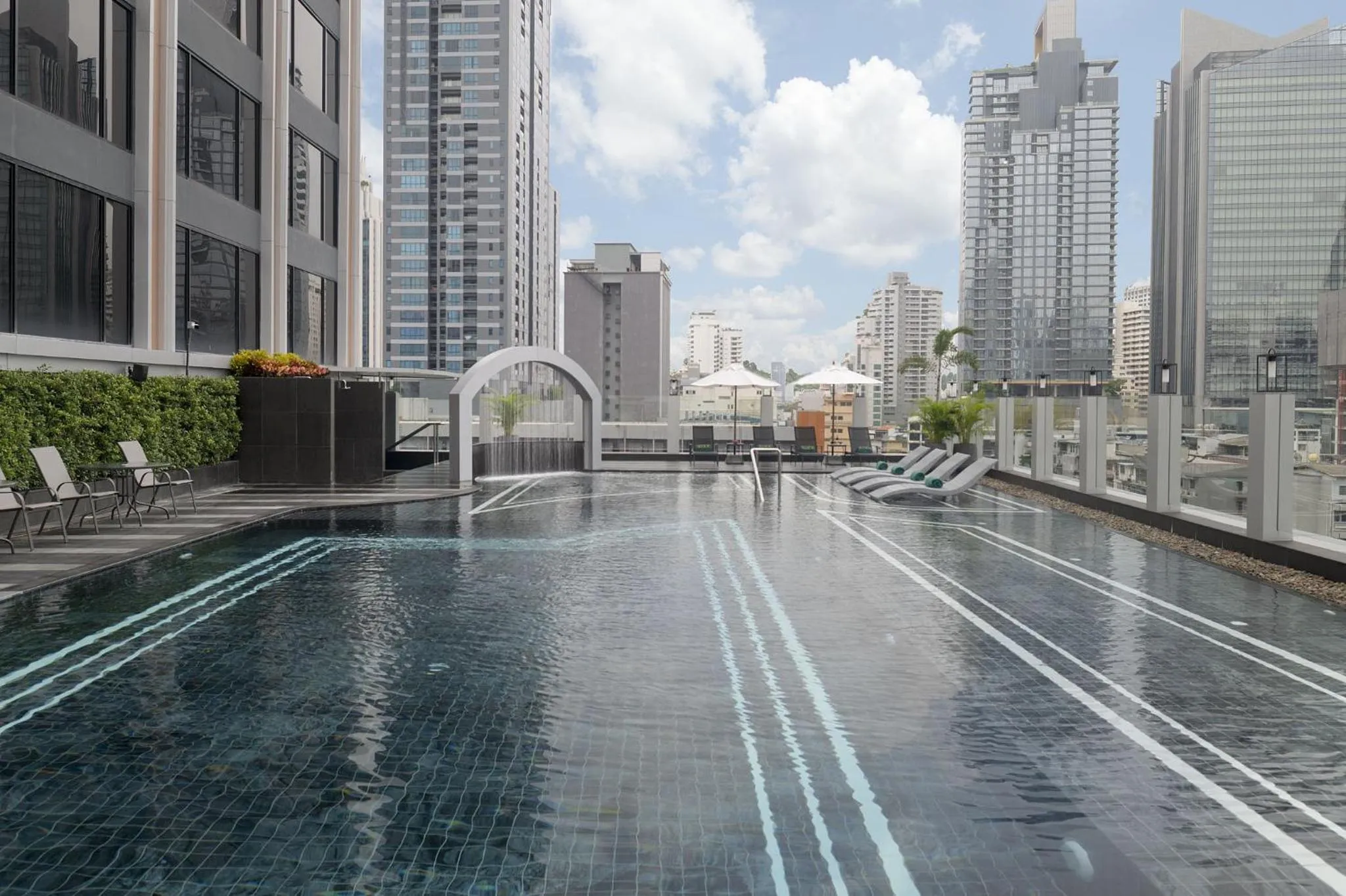 Swimming pool in Aira Hotel Bangkok Sukhumvit 11