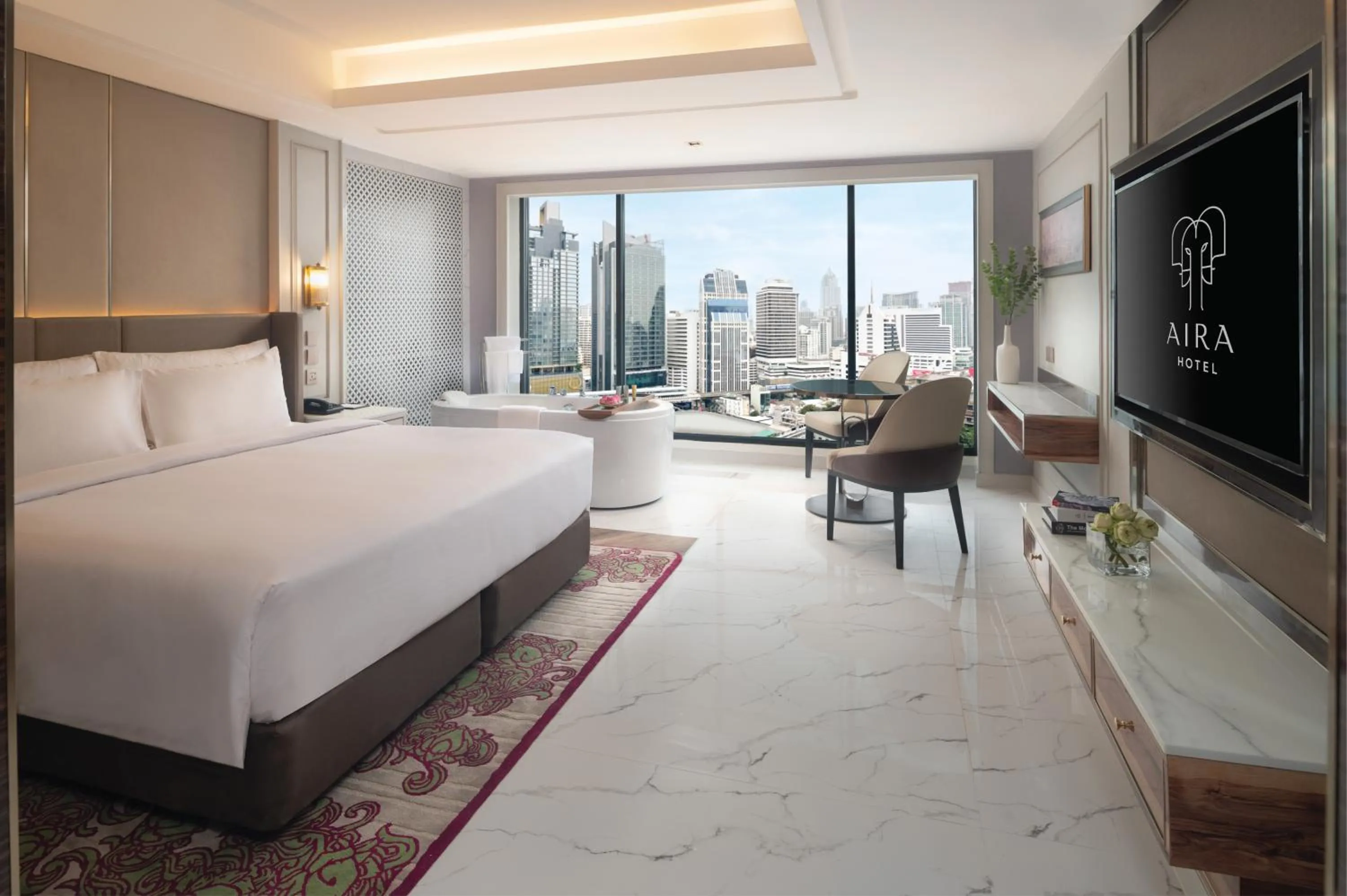 Bed in Aira Hotel Bangkok Sukhumvit 11