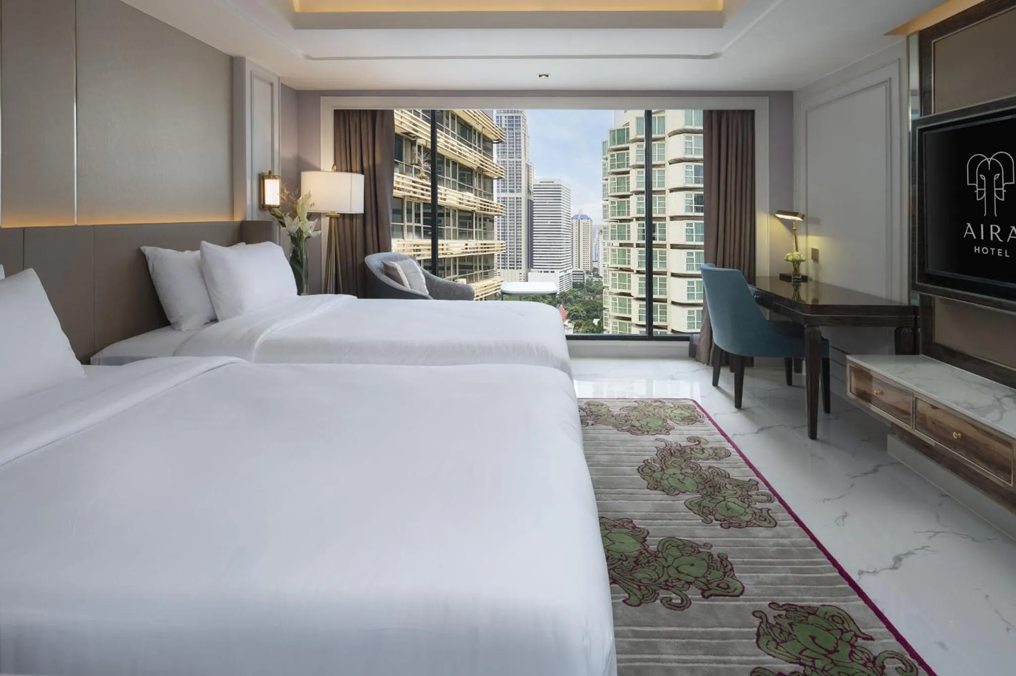 TV and multimedia, Bed in Aira Hotel Bangkok Sukhumvit 11