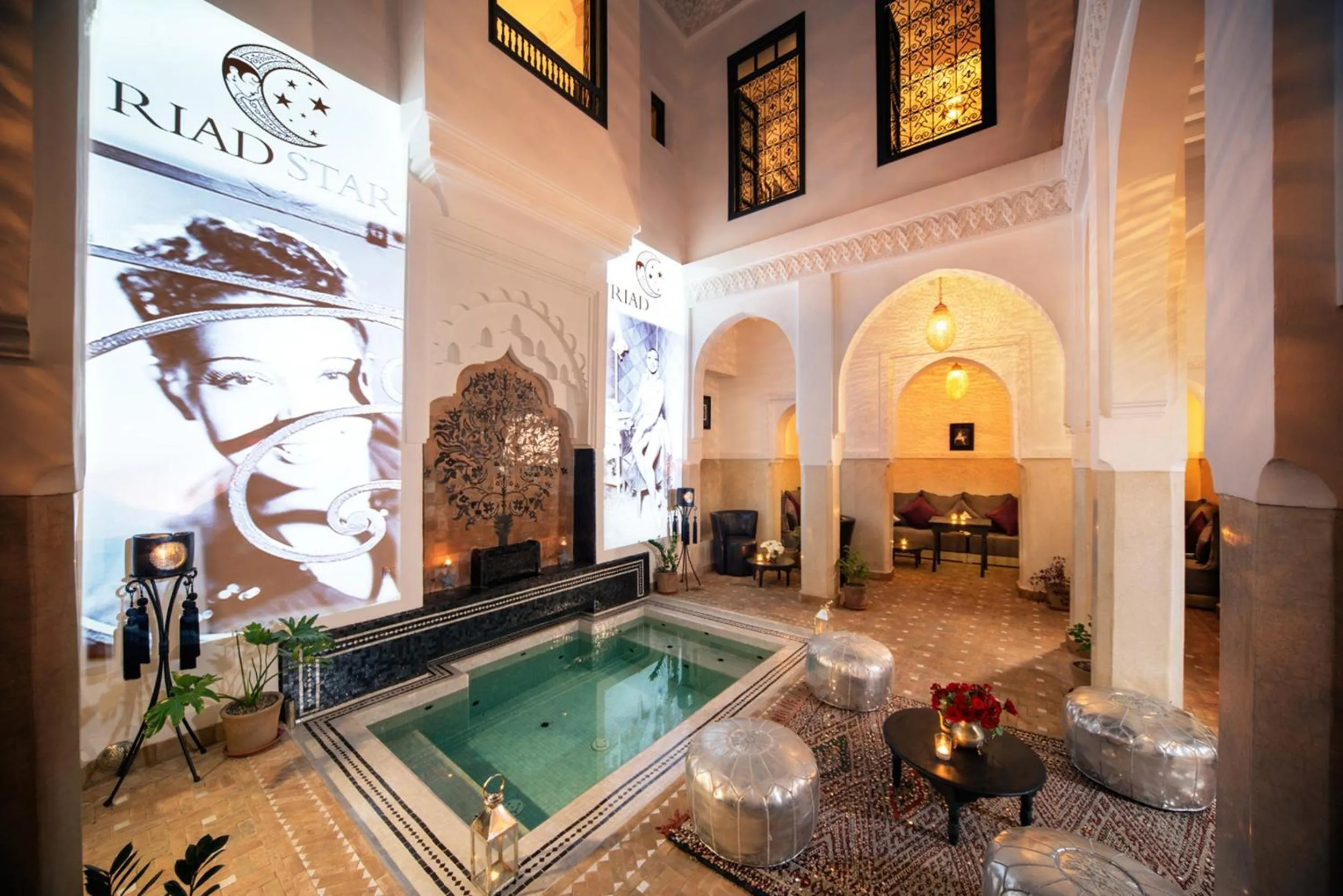 Swimming pool in Riad Star by Marrakech Riad