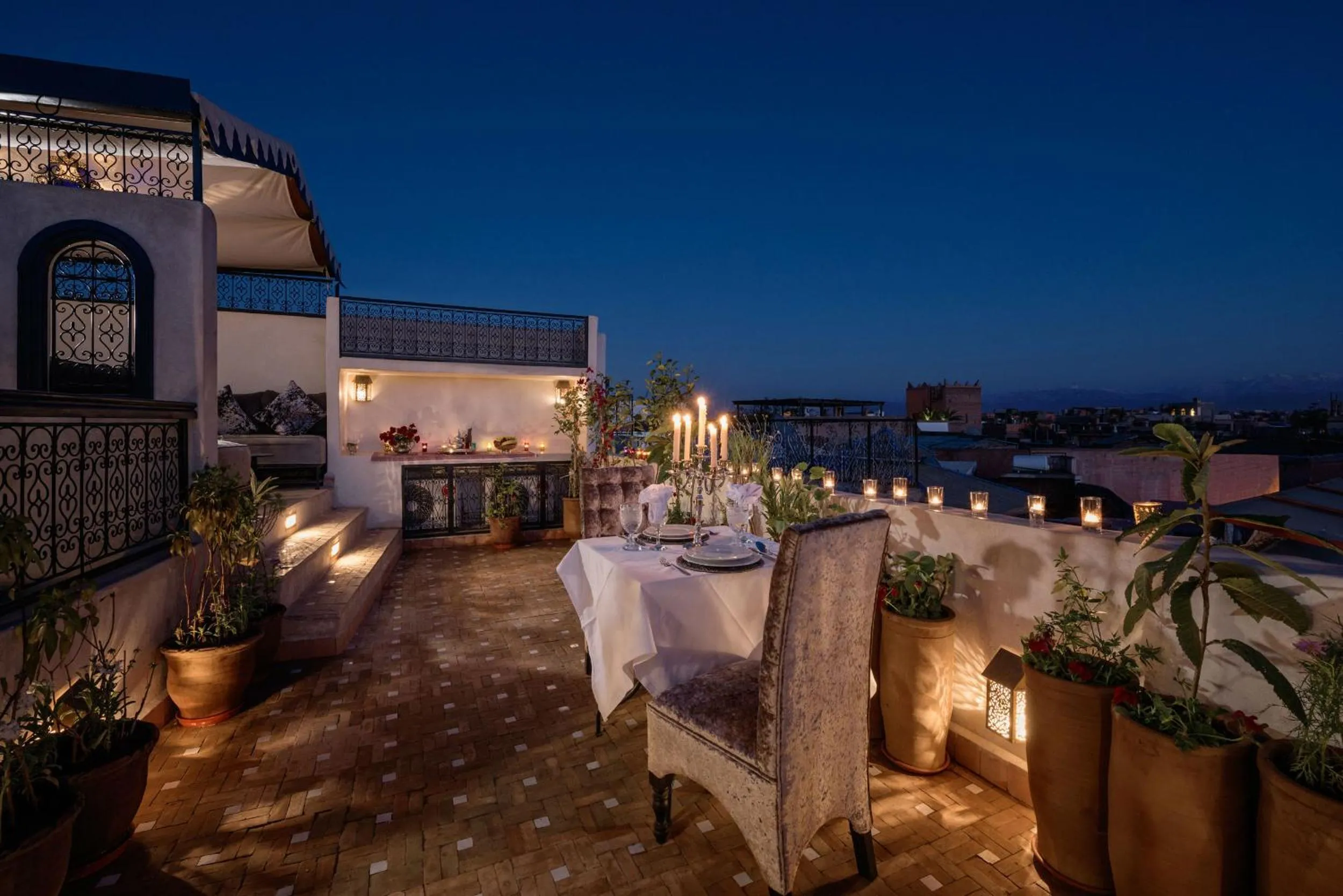 Balcony/Terrace in Riad Star by Marrakech Riad