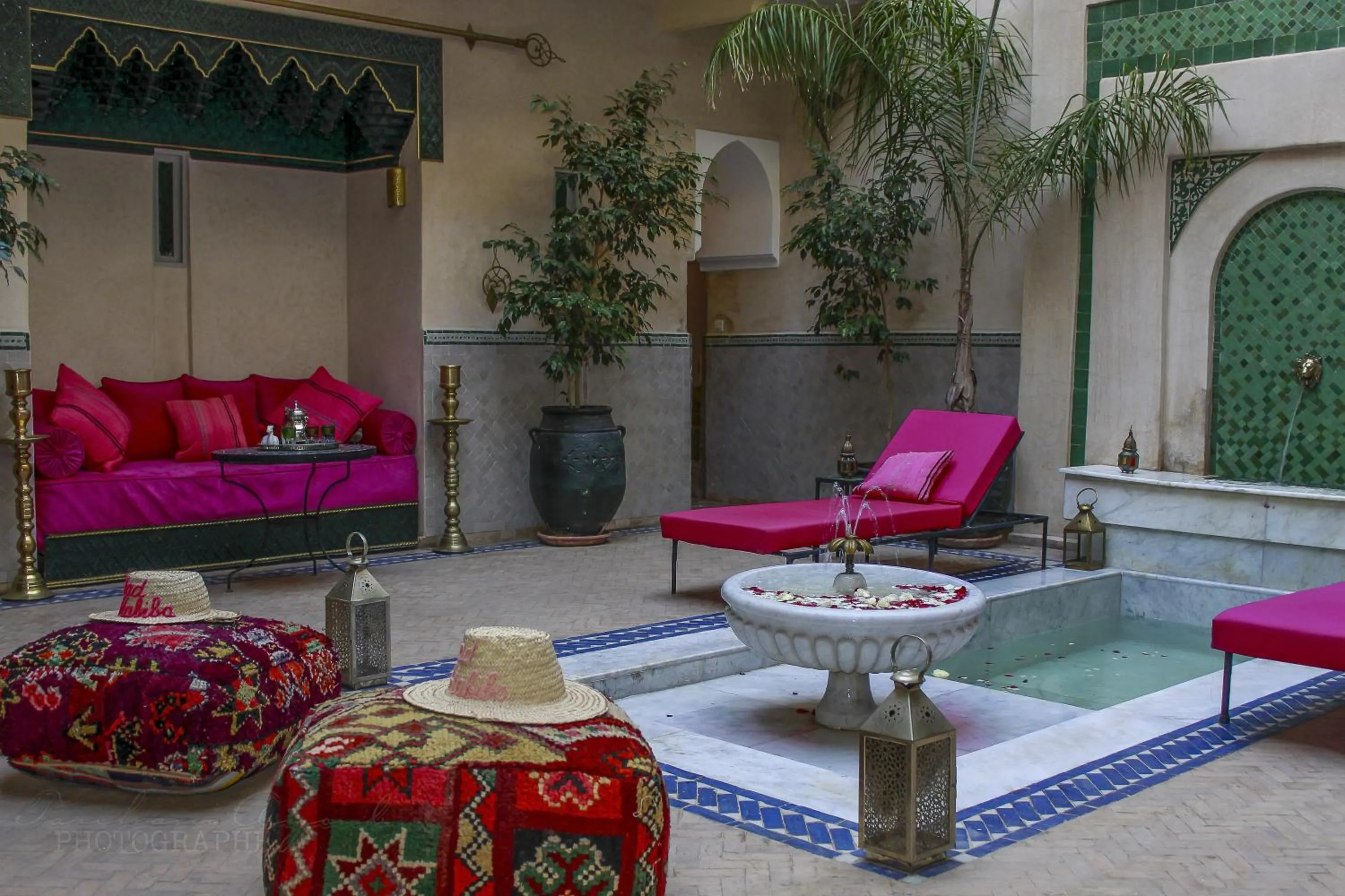 Swimming pool in Riad Dar Habiba by Garden Wonders