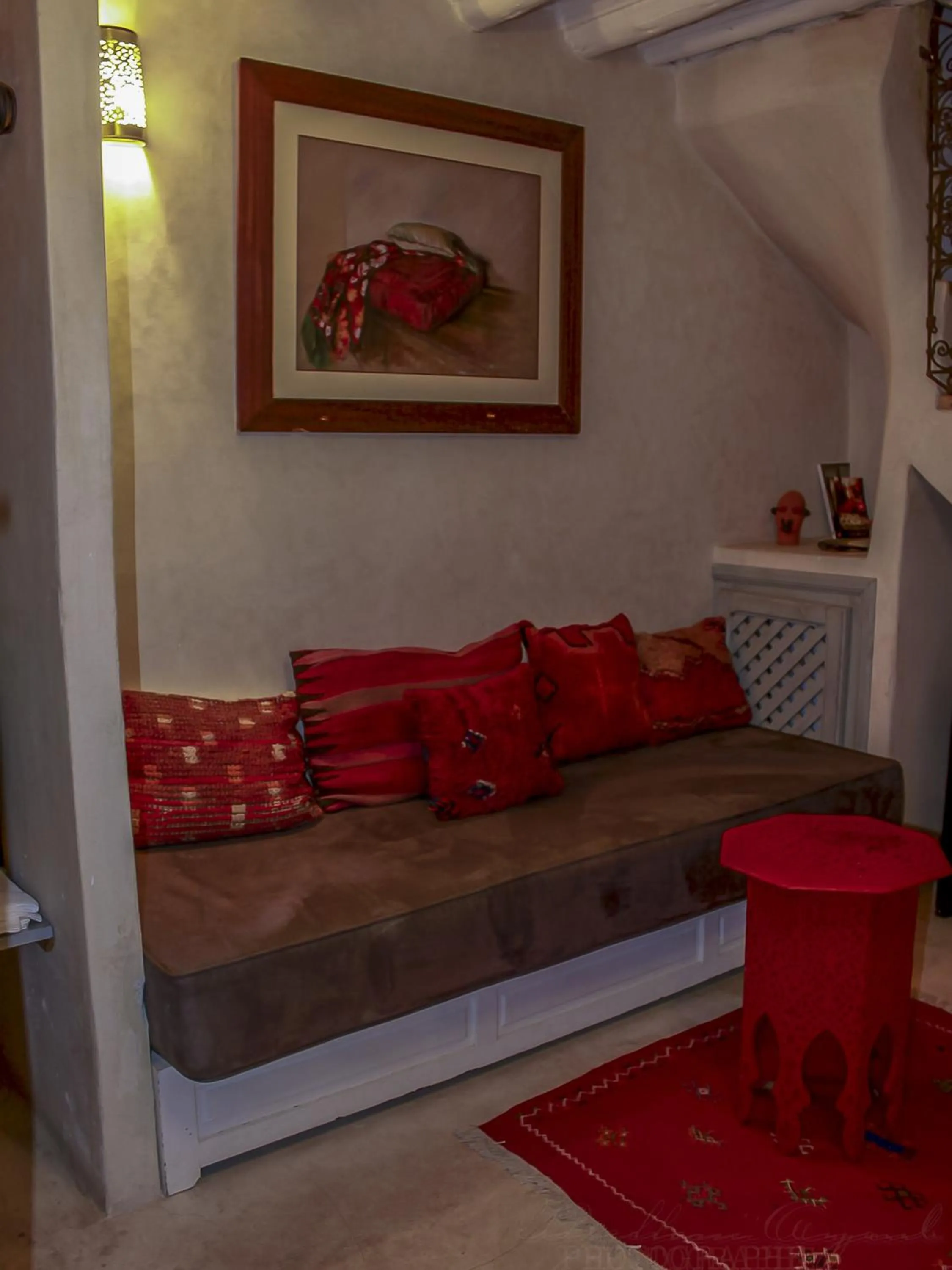 Living room in Riad Dar Habiba by Garden Wonders