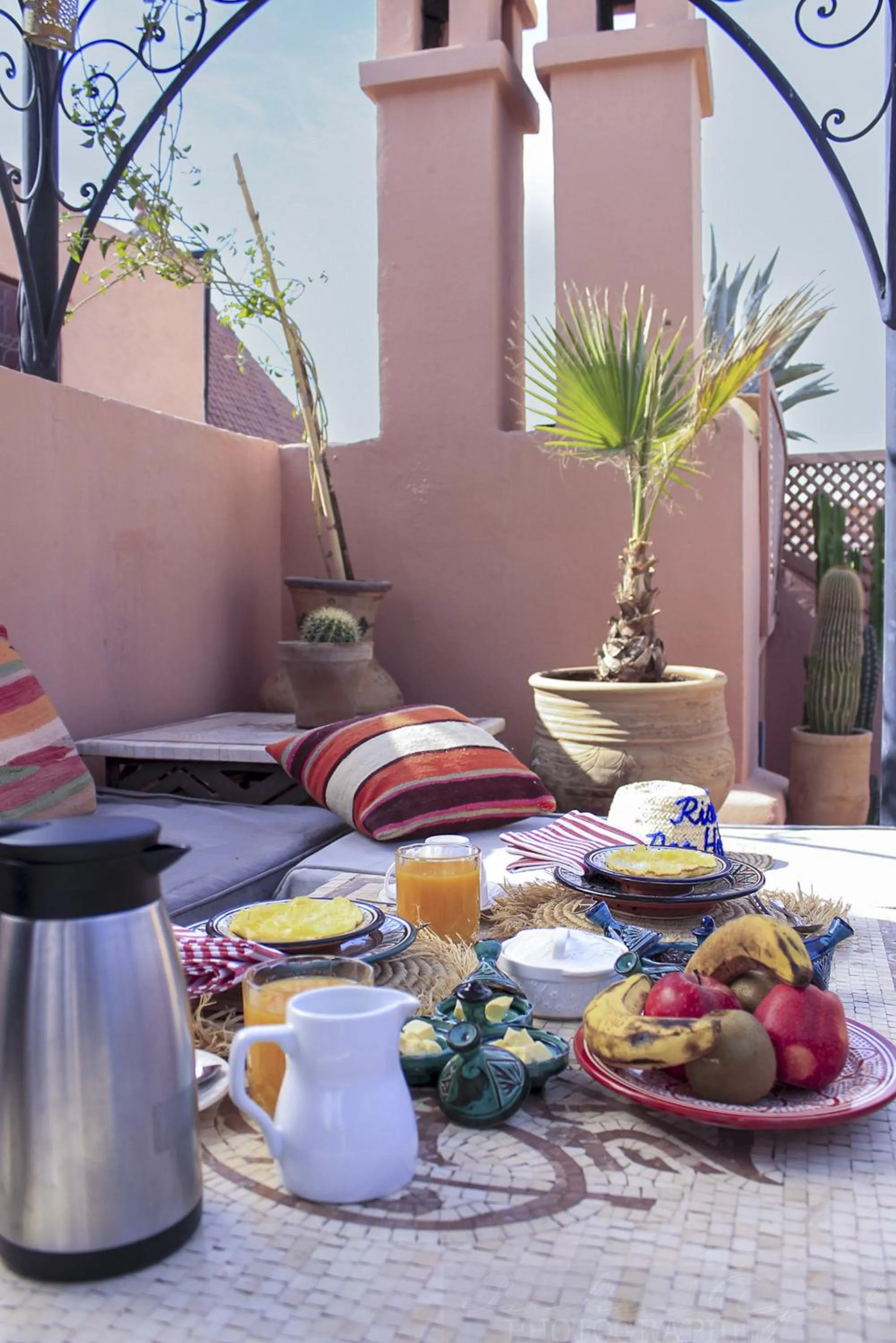 Continental breakfast in Riad Dar Habiba by Garden Wonders