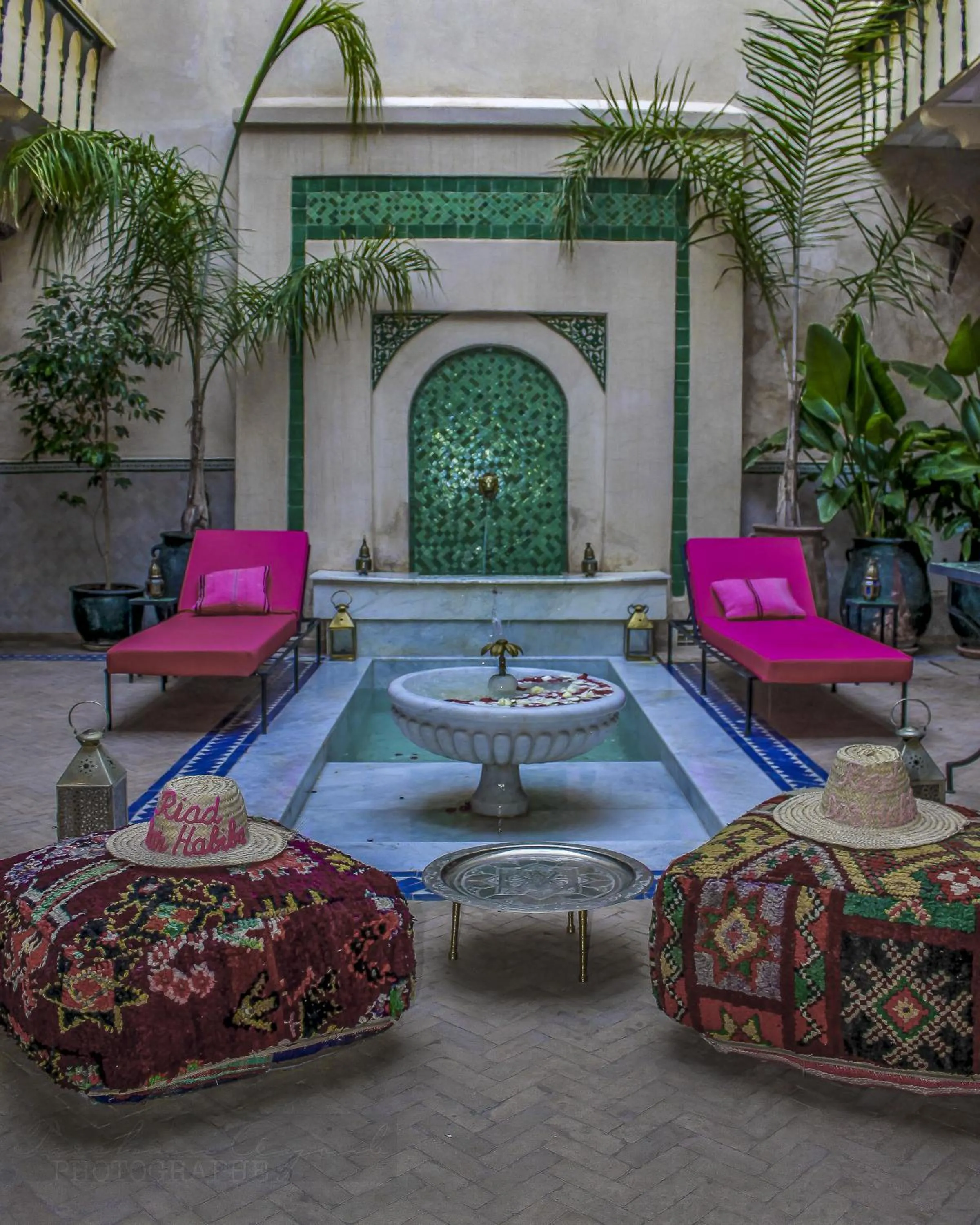 Patio in Riad Dar Habiba by Garden Wonders