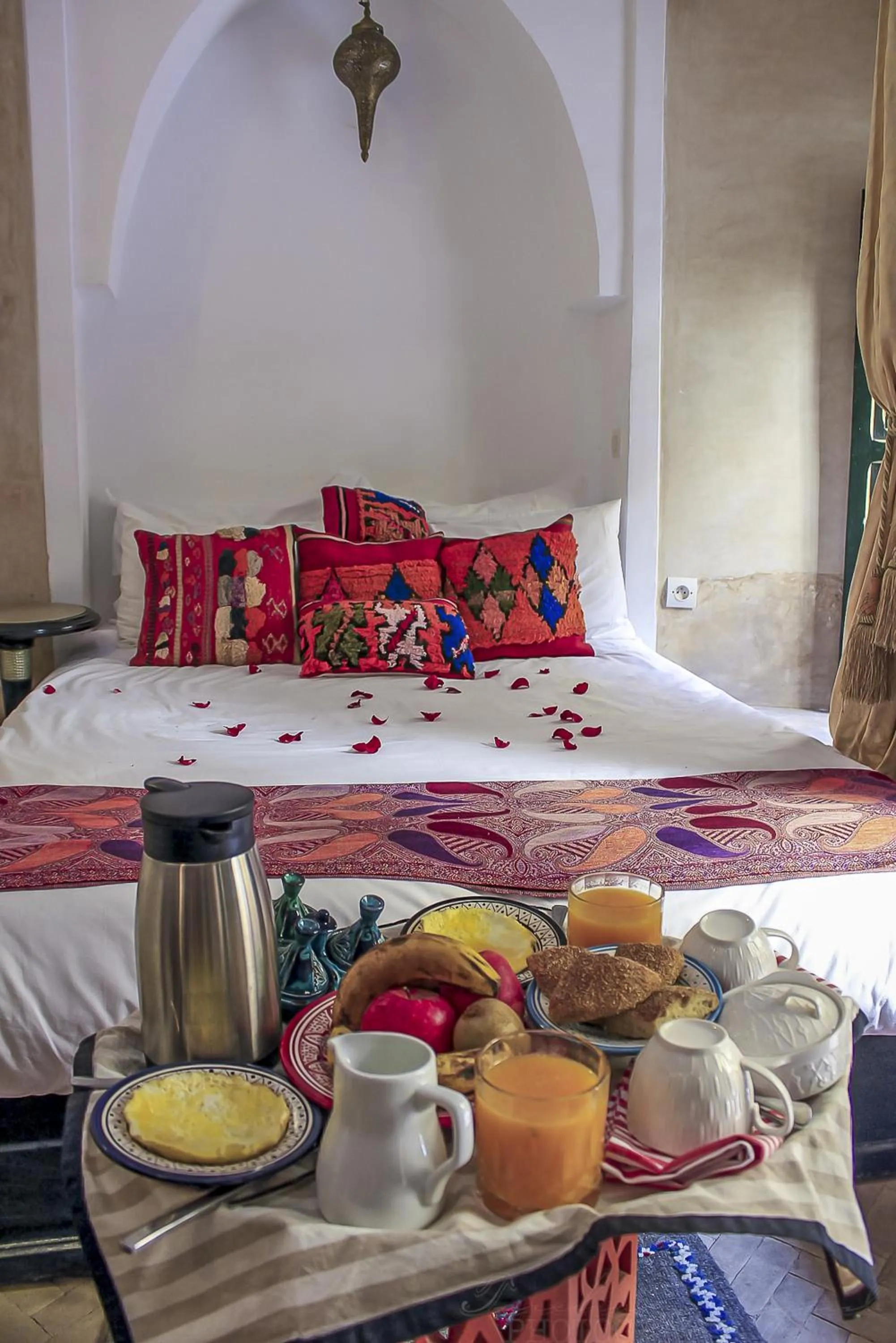 Continental breakfast, Bed in Riad Dar Habiba by Garden Wonders