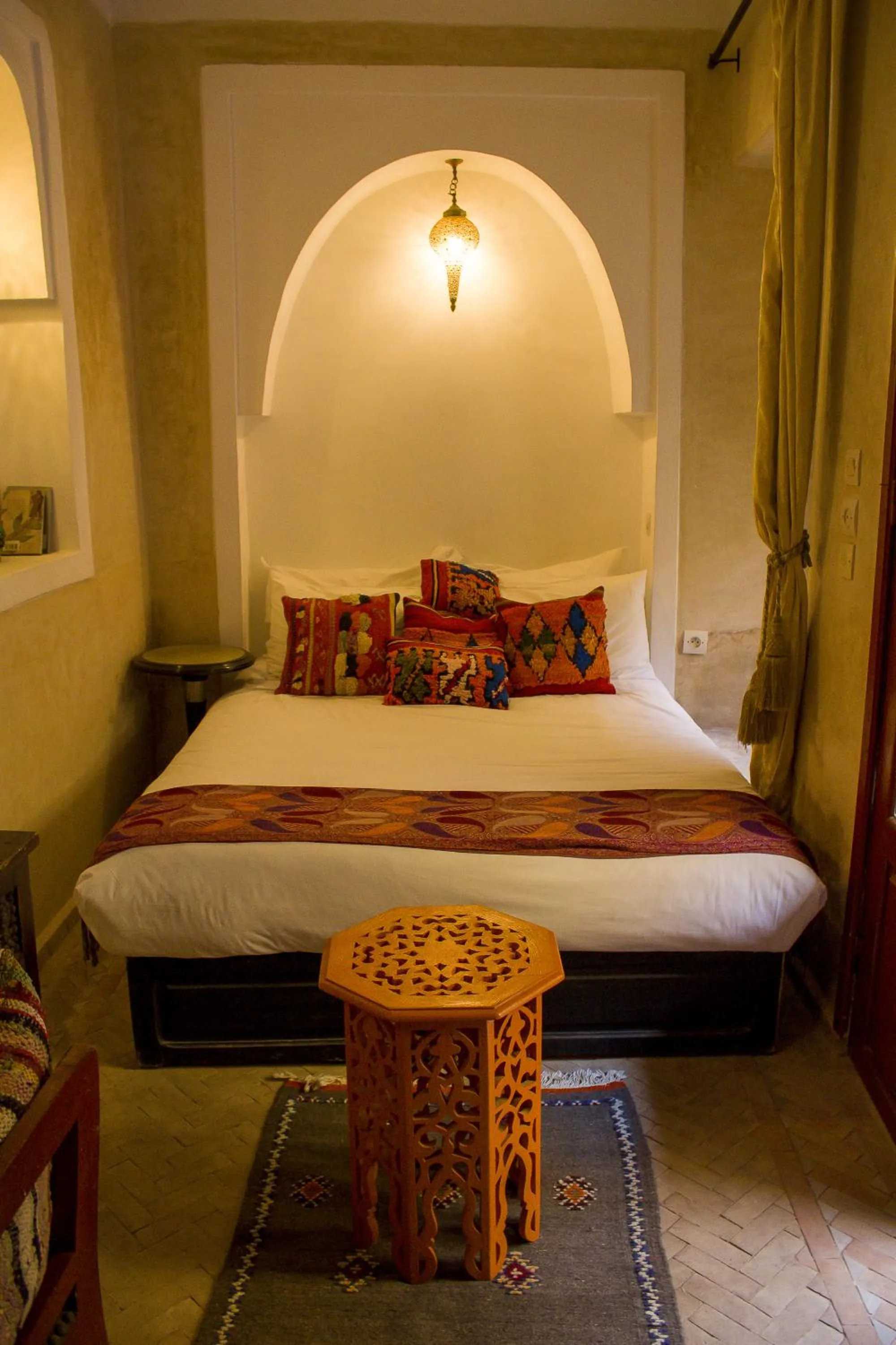 Bed in Riad Dar Habiba by Garden Wonders