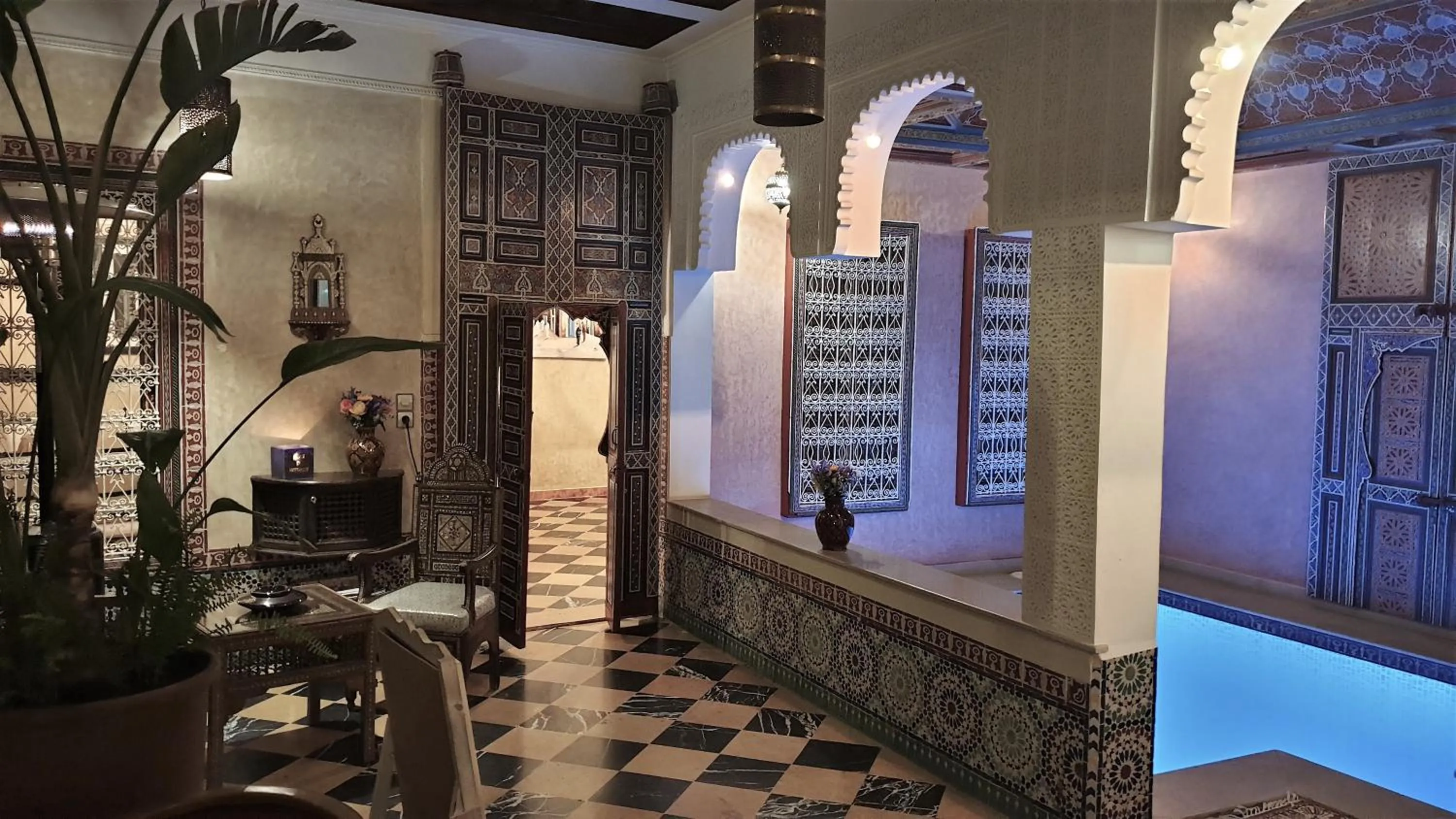 Lobby or reception in Riad l'Escale de Marrakech