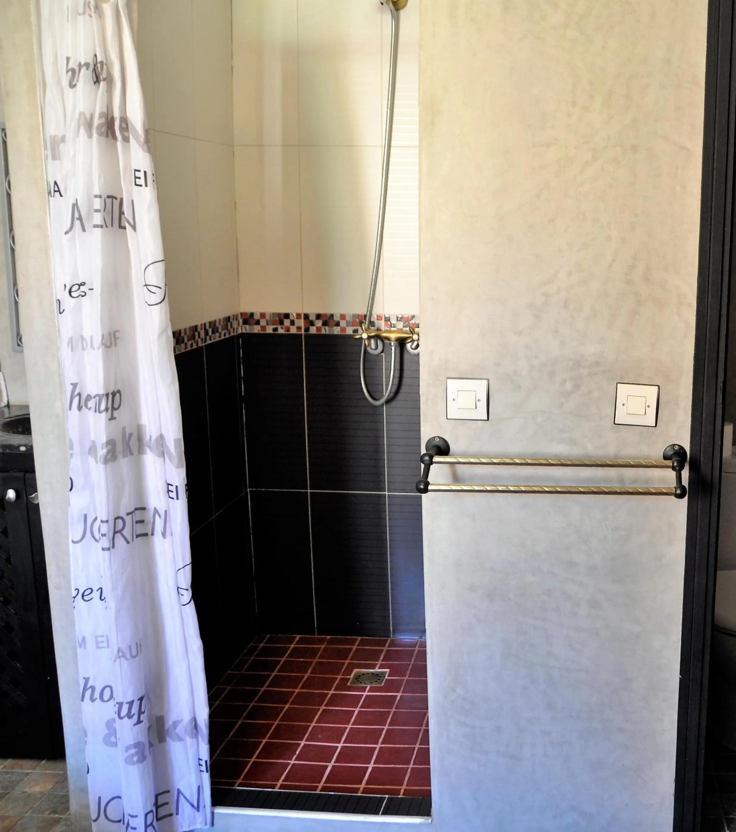 Shower in Riad l'Escale de Marrakech