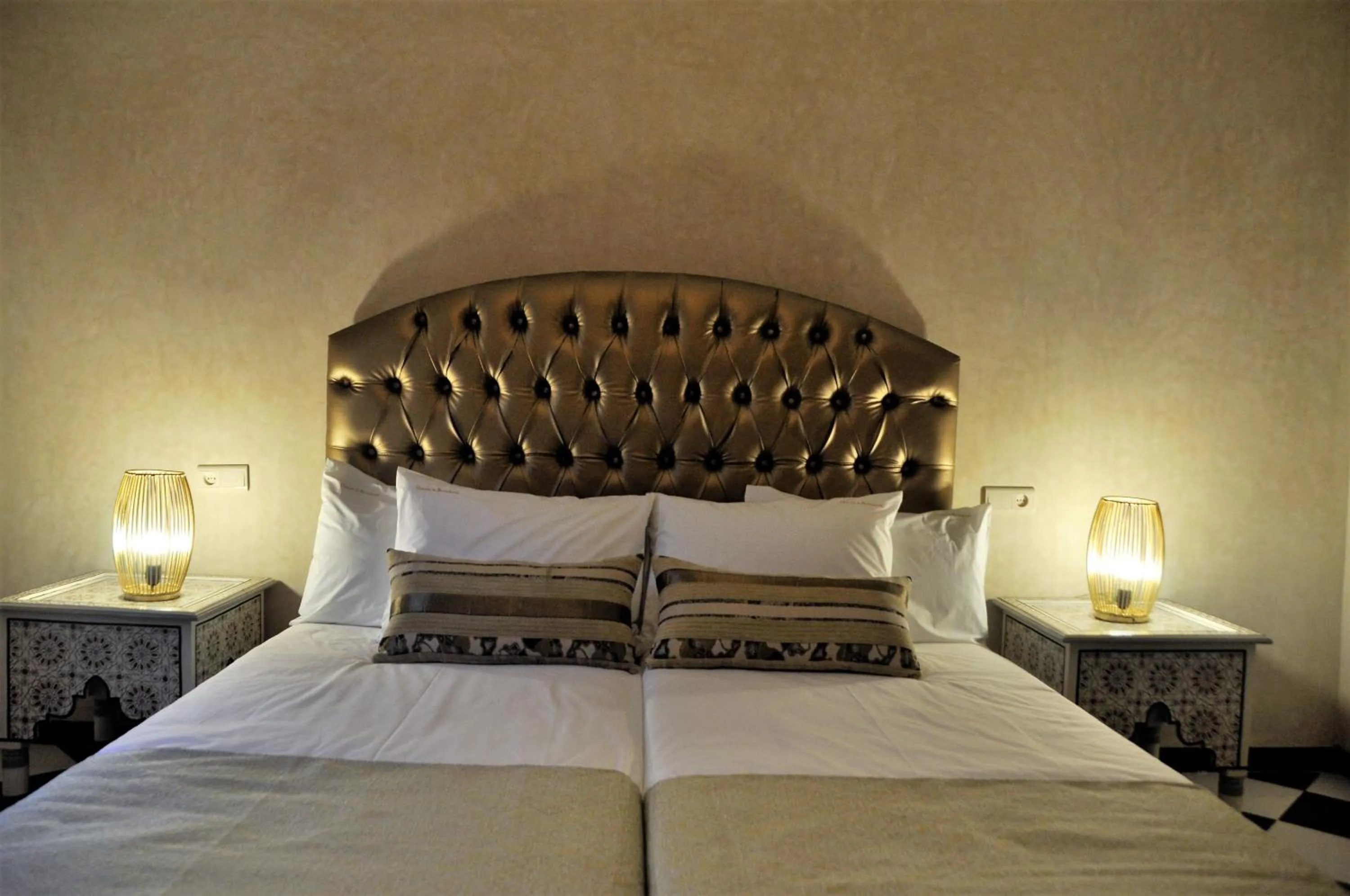 Bed in Riad l'Escale de Marrakech