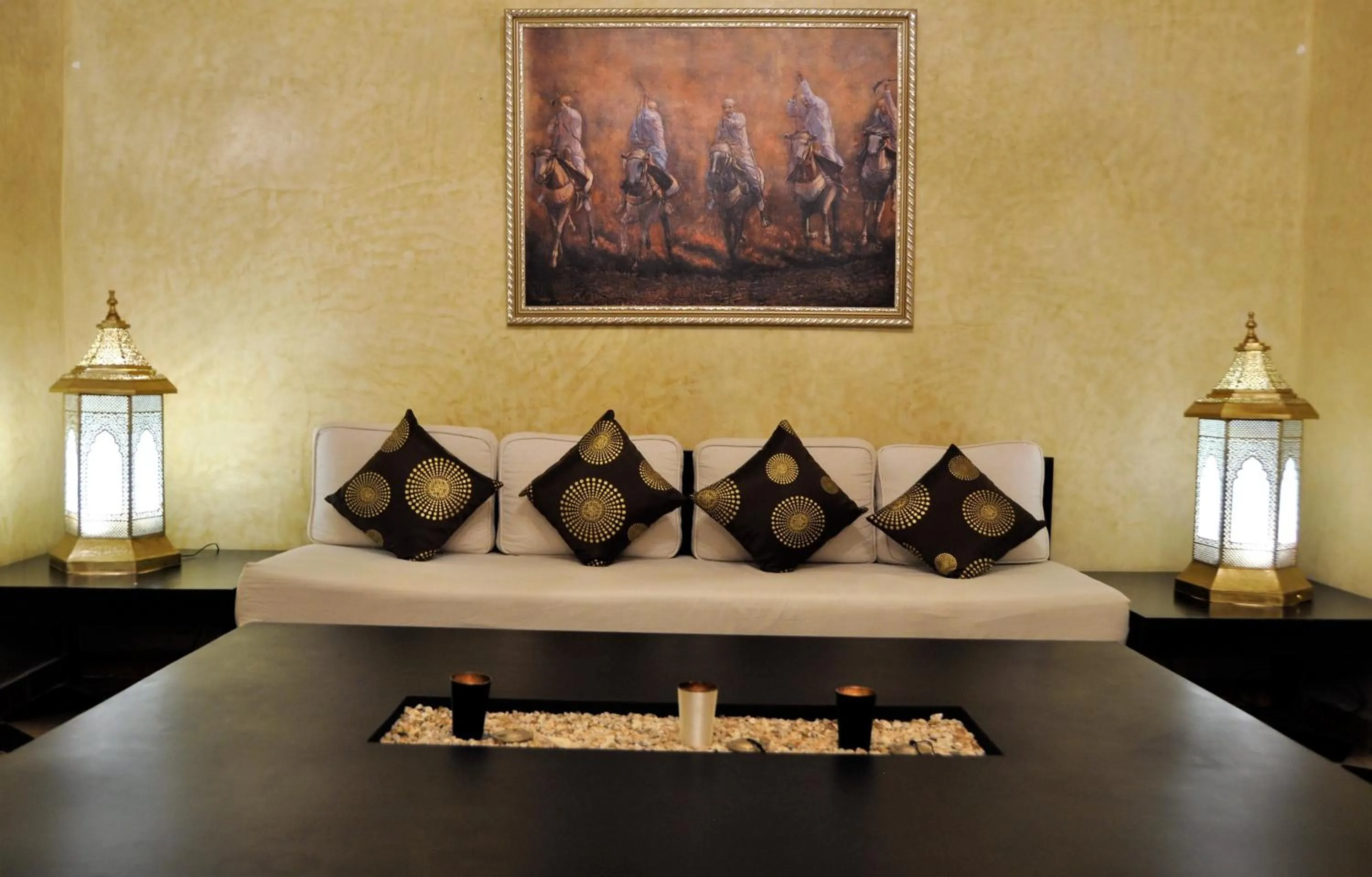 Seating area in Riad l'Escale de Marrakech