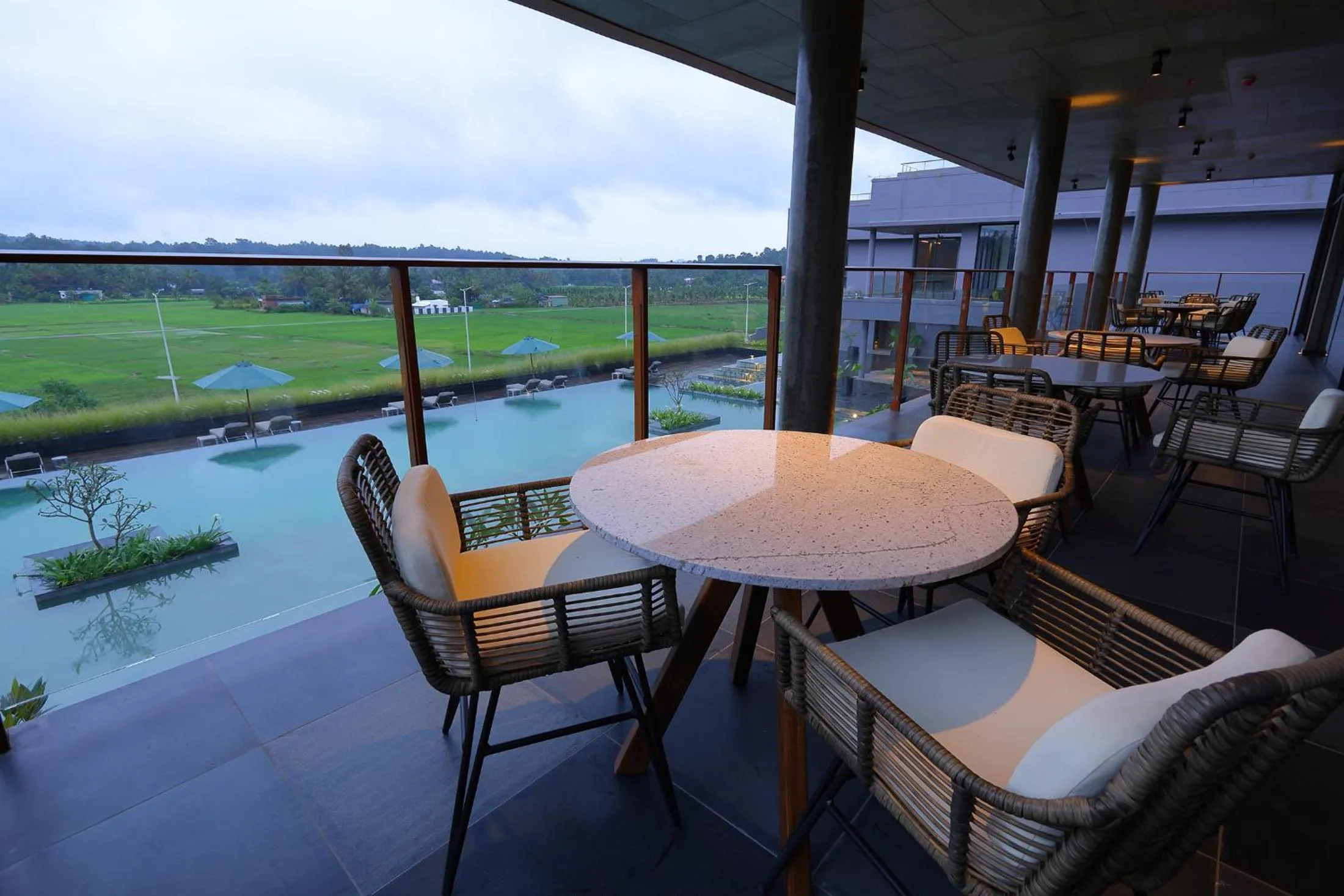 Restaurant/places to eat in Saptha Resort and Spa