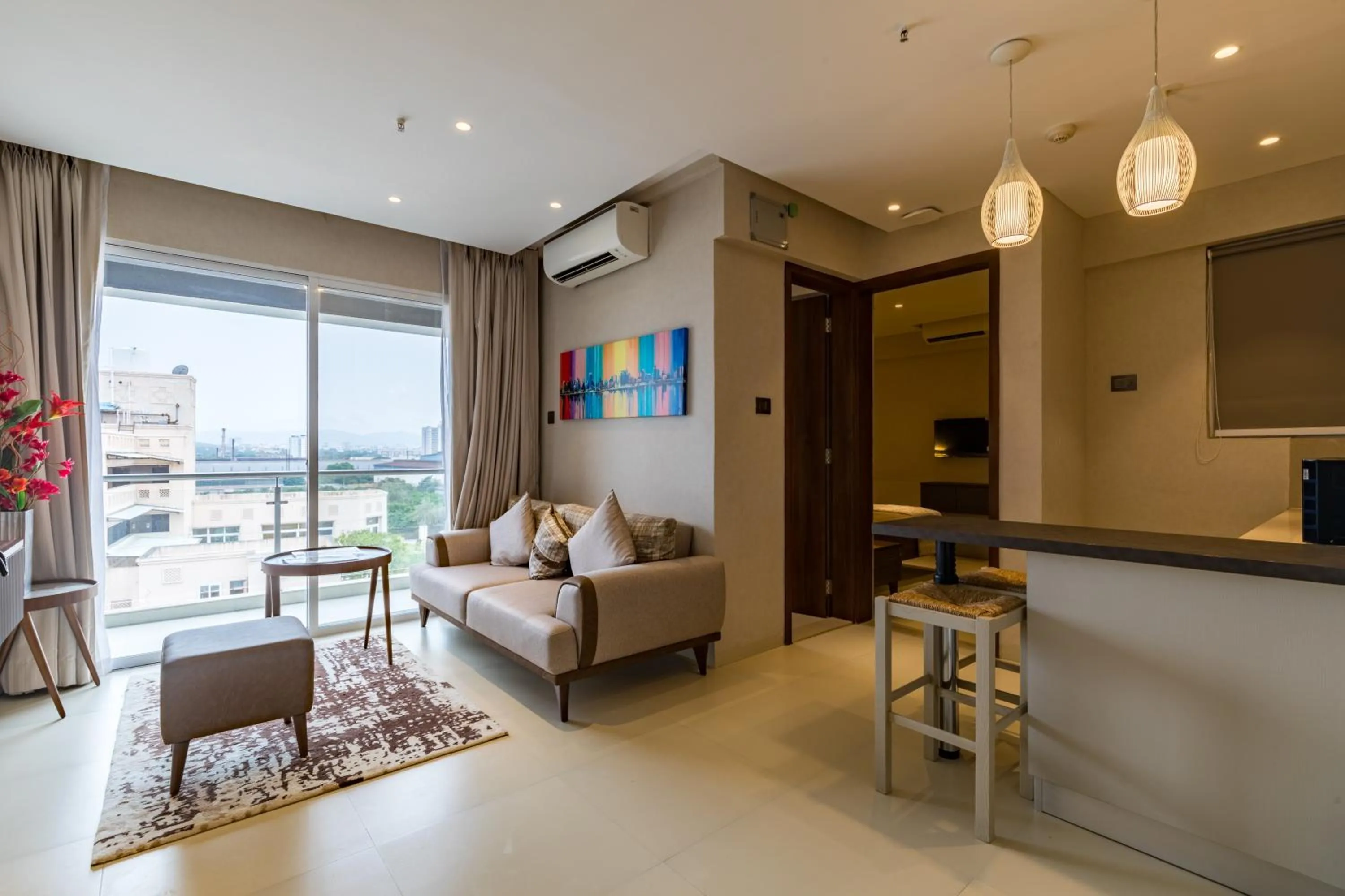 Seating area in AR Suites Jewels Royale - Koregaon Park NX