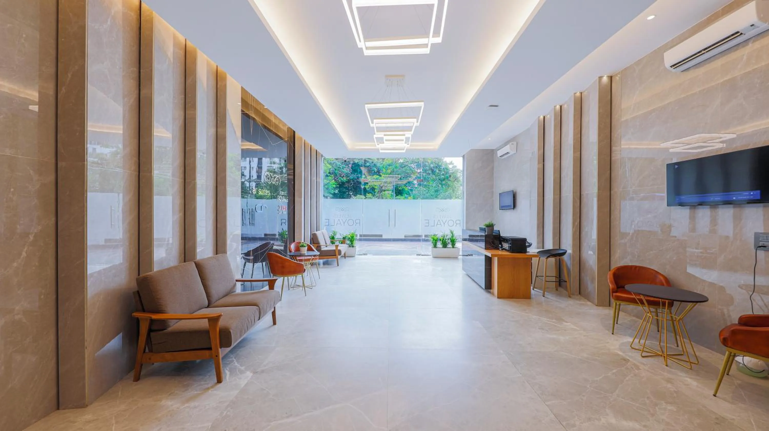 Lobby or reception in AR Suites Jewels Royale - Koregaon Park NX