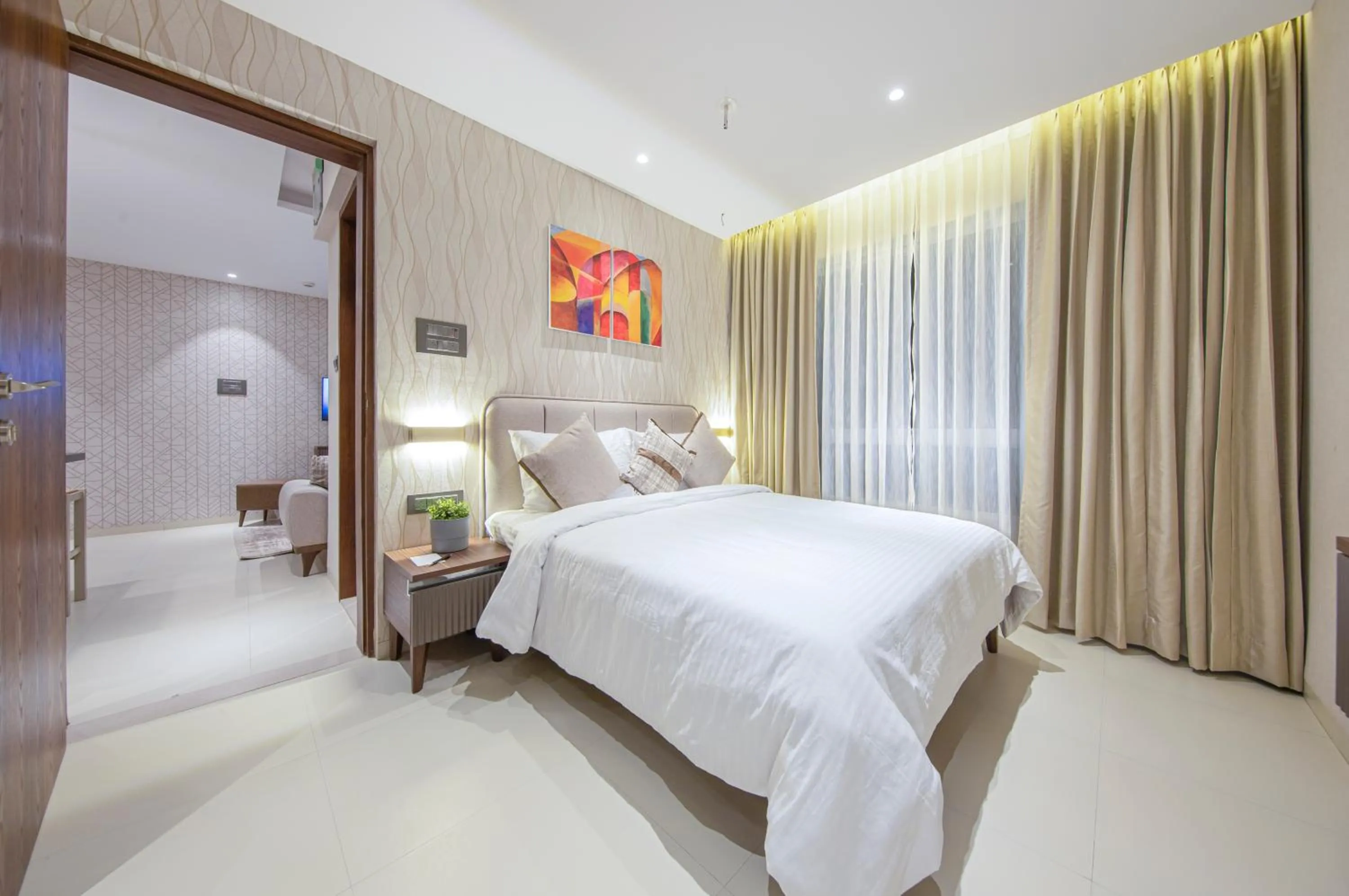 Bedroom, Bed in AR Suites Jewels Royale - Koregaon Park NX