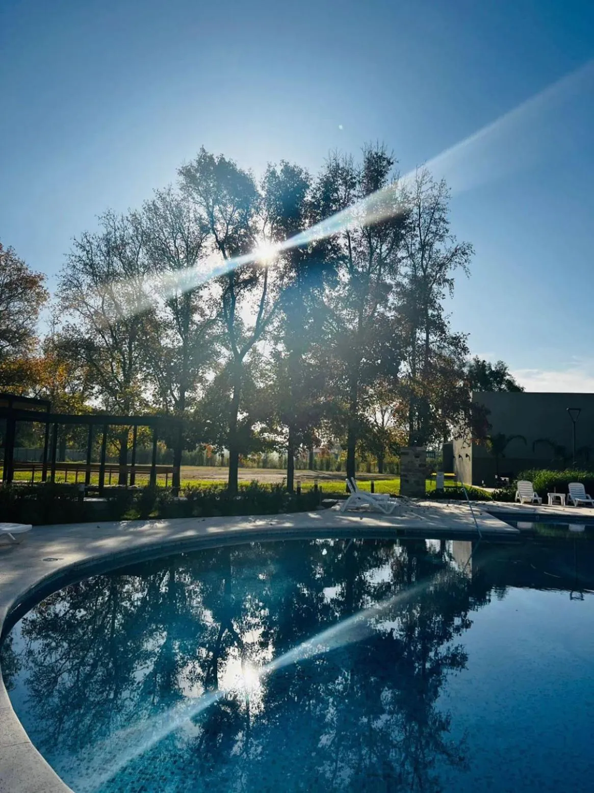 Pool view in Days Inn Zarate