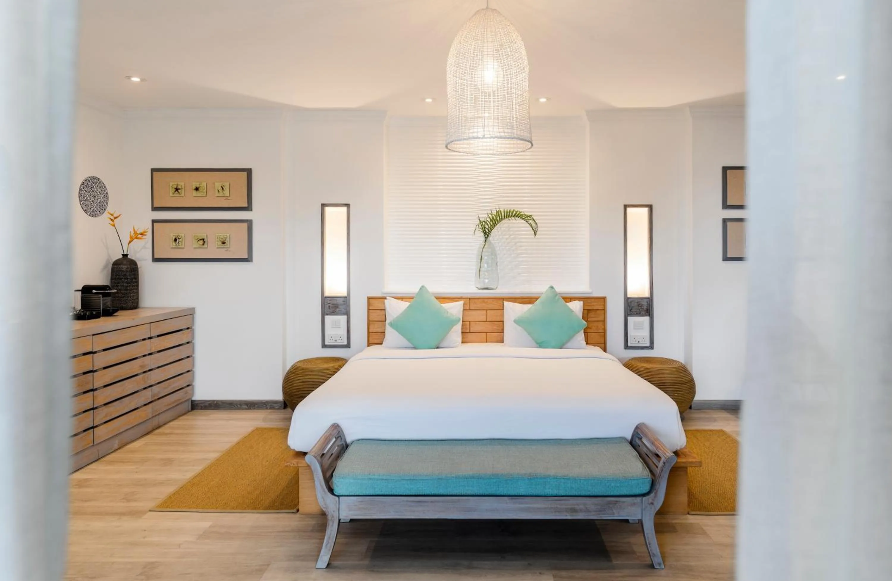 Bed in Hotel L'Archipel