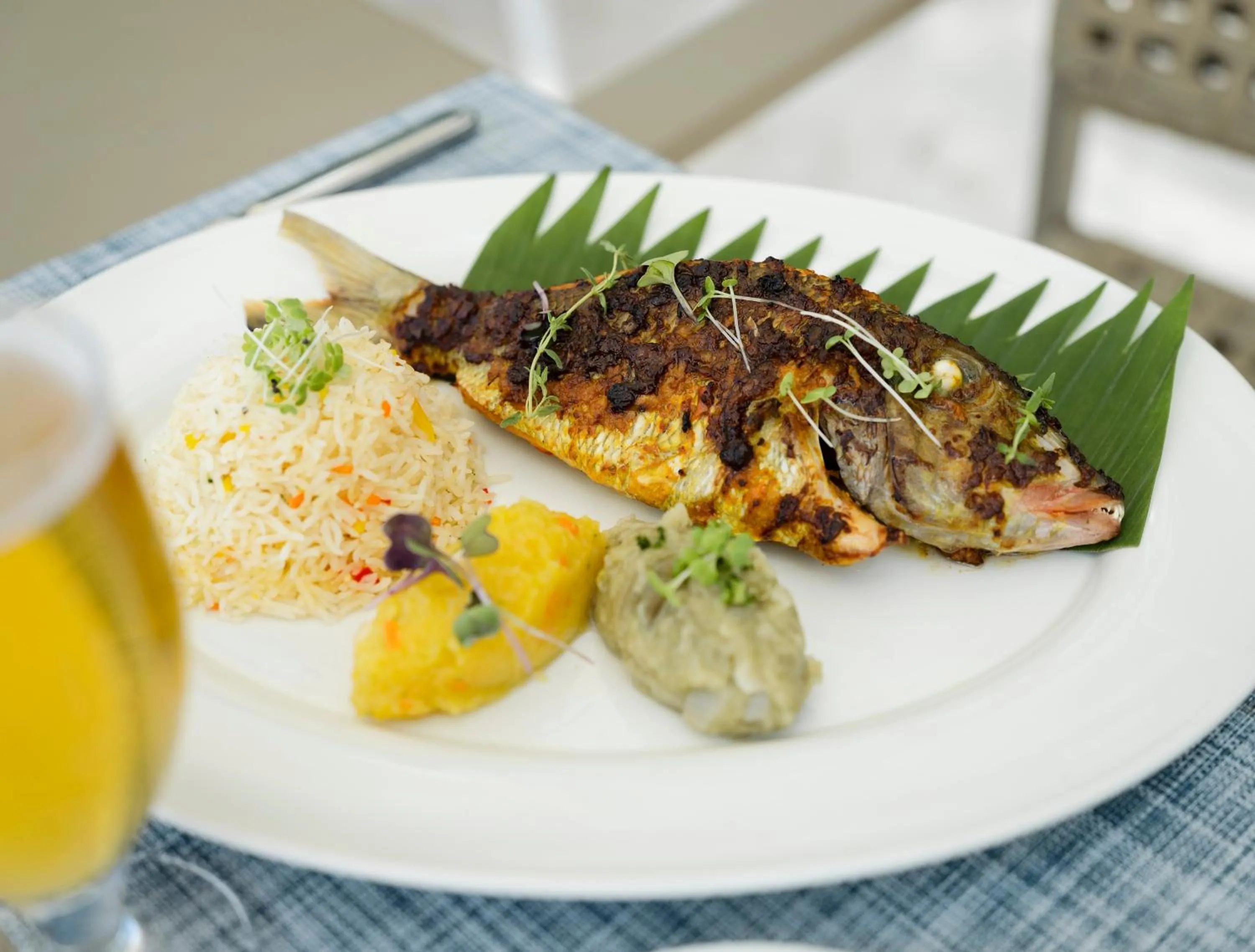 Food and drinks in Hotel L'Archipel