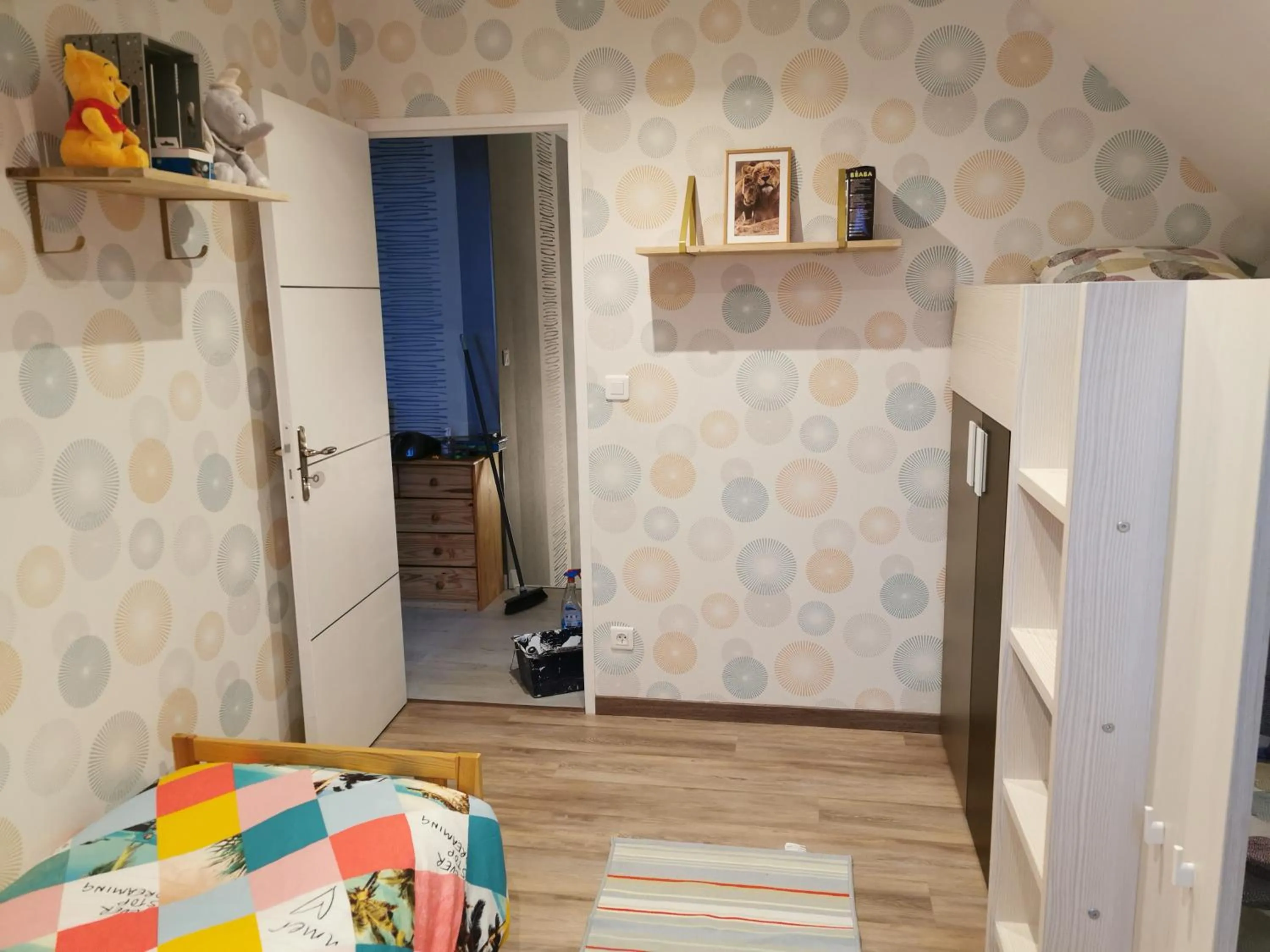 Bed in Bienvenue chez moi à Concevreux