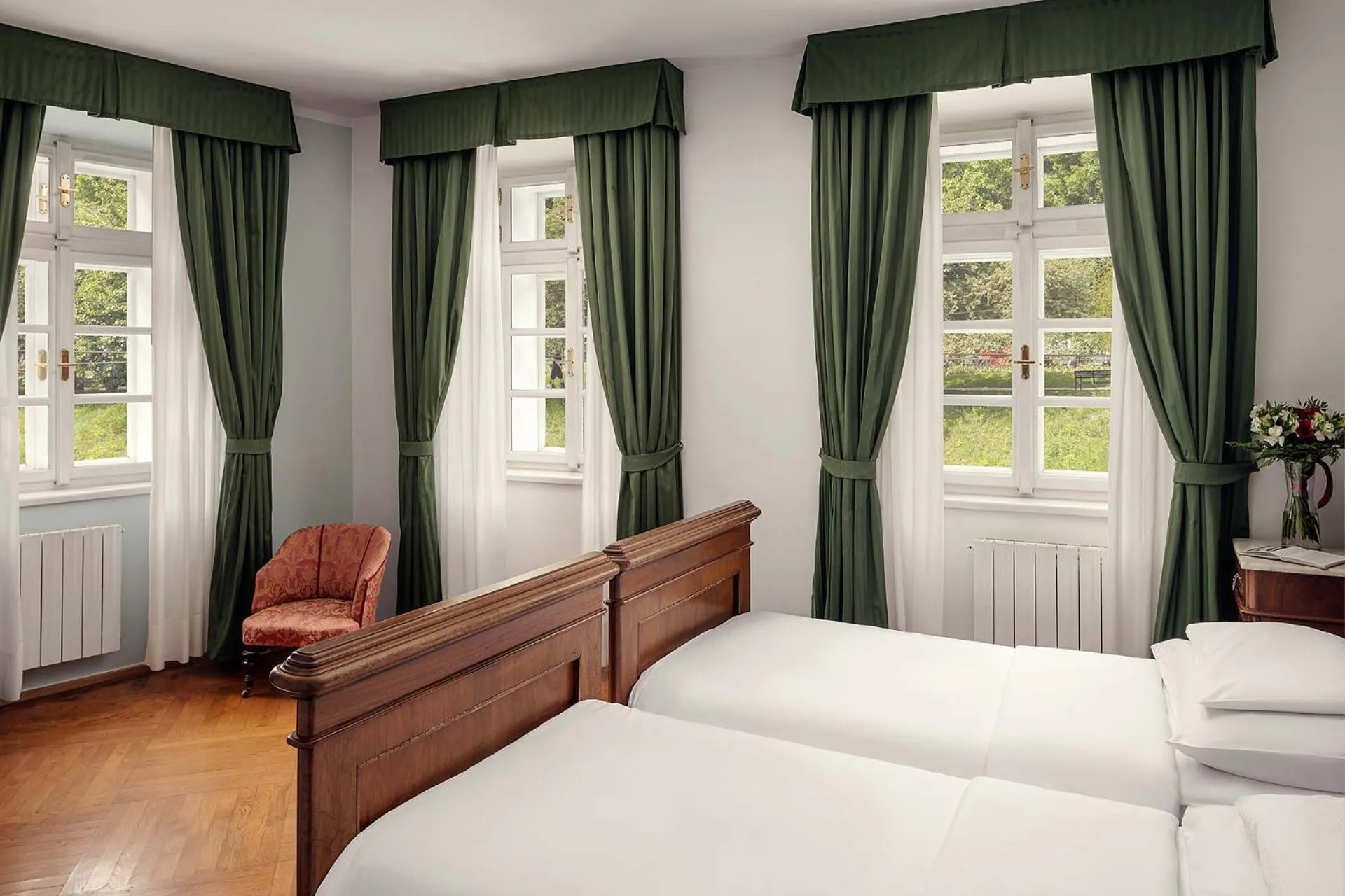 Bed in Hotel Roma Prague