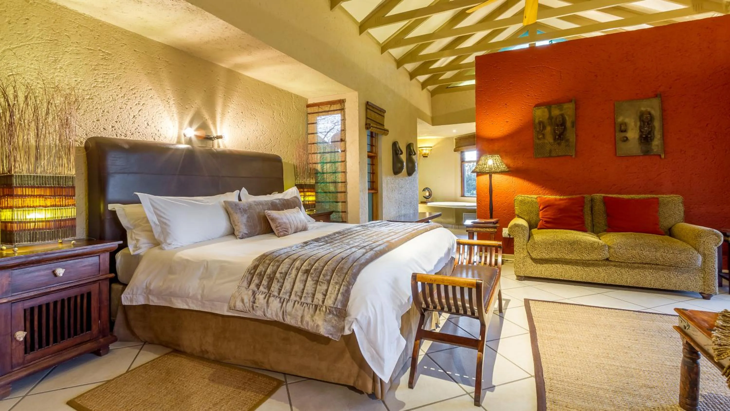 Photo of the whole room, Bed in Jörn's Gästehaus